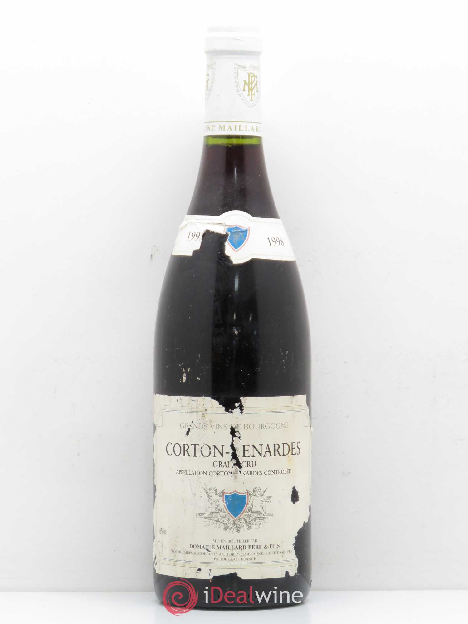 Corton Grand Cru Les Renardes Maillard et Fils (Domaine) 1998 - Lot de 1 bouteille - 0