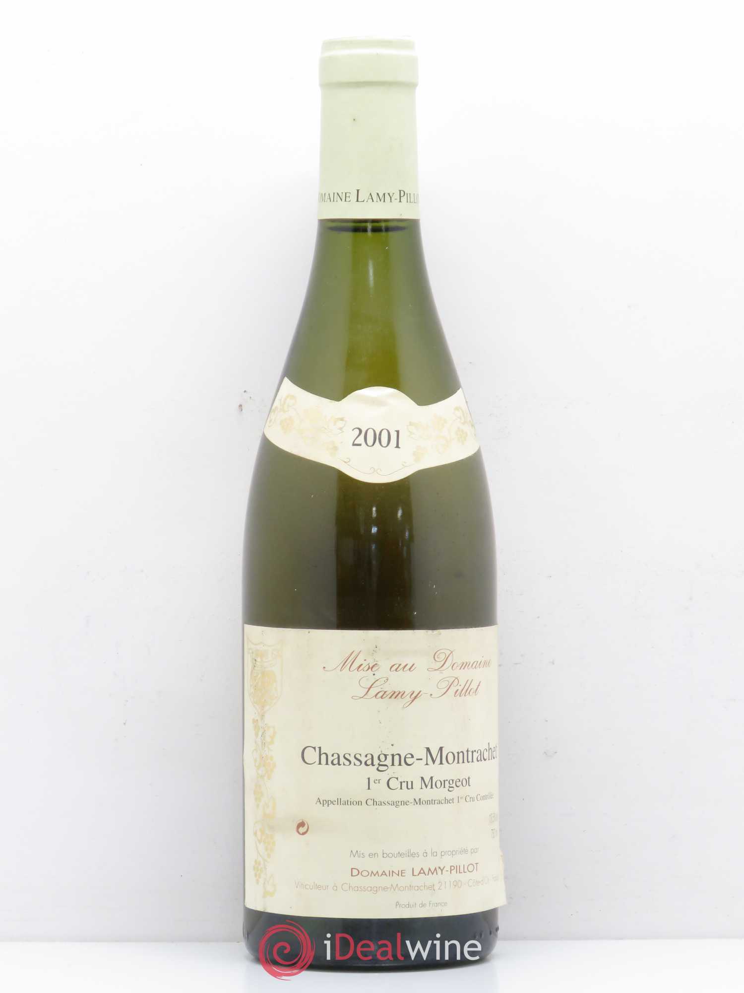 Chassagne-Montrachet 1er Cru Morgeot Domaine Lamy-Pillot 2001 - Lotto di 1 bottiglia - 0