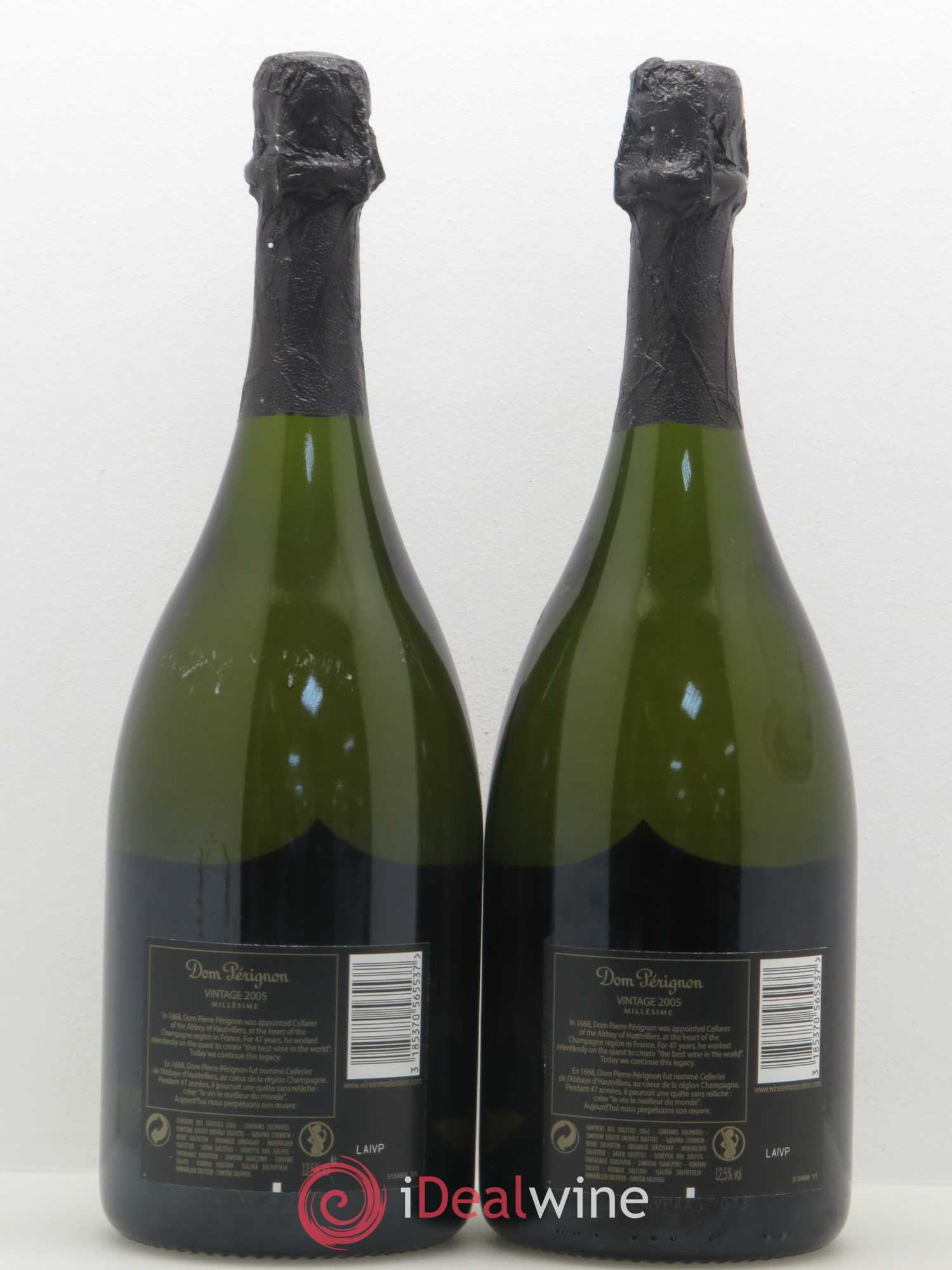 Brut Dom Pérignon 2005 - Lot de 2 bouteilles - 1