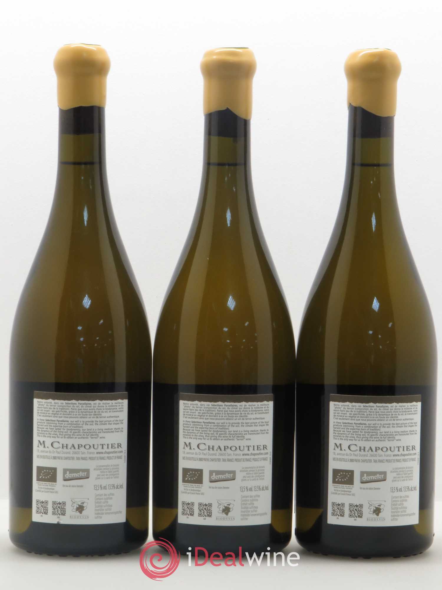 Hermitage Ermitage l'Ermite Chapoutier 2012 - Lot de 3 bouteilles - 1