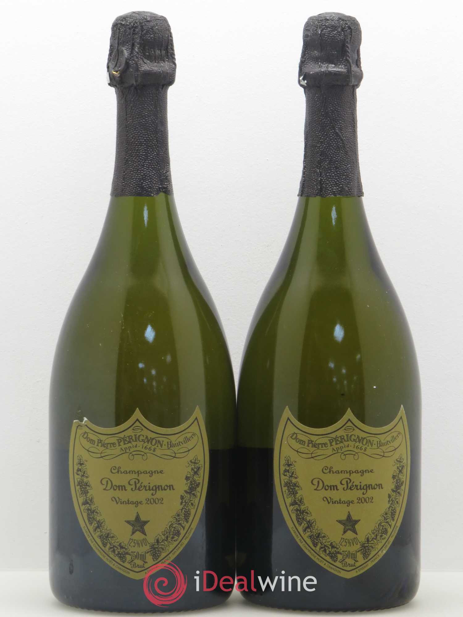 Brut Dom Pérignon 2002 - Lot de 2 bouteilles - 0