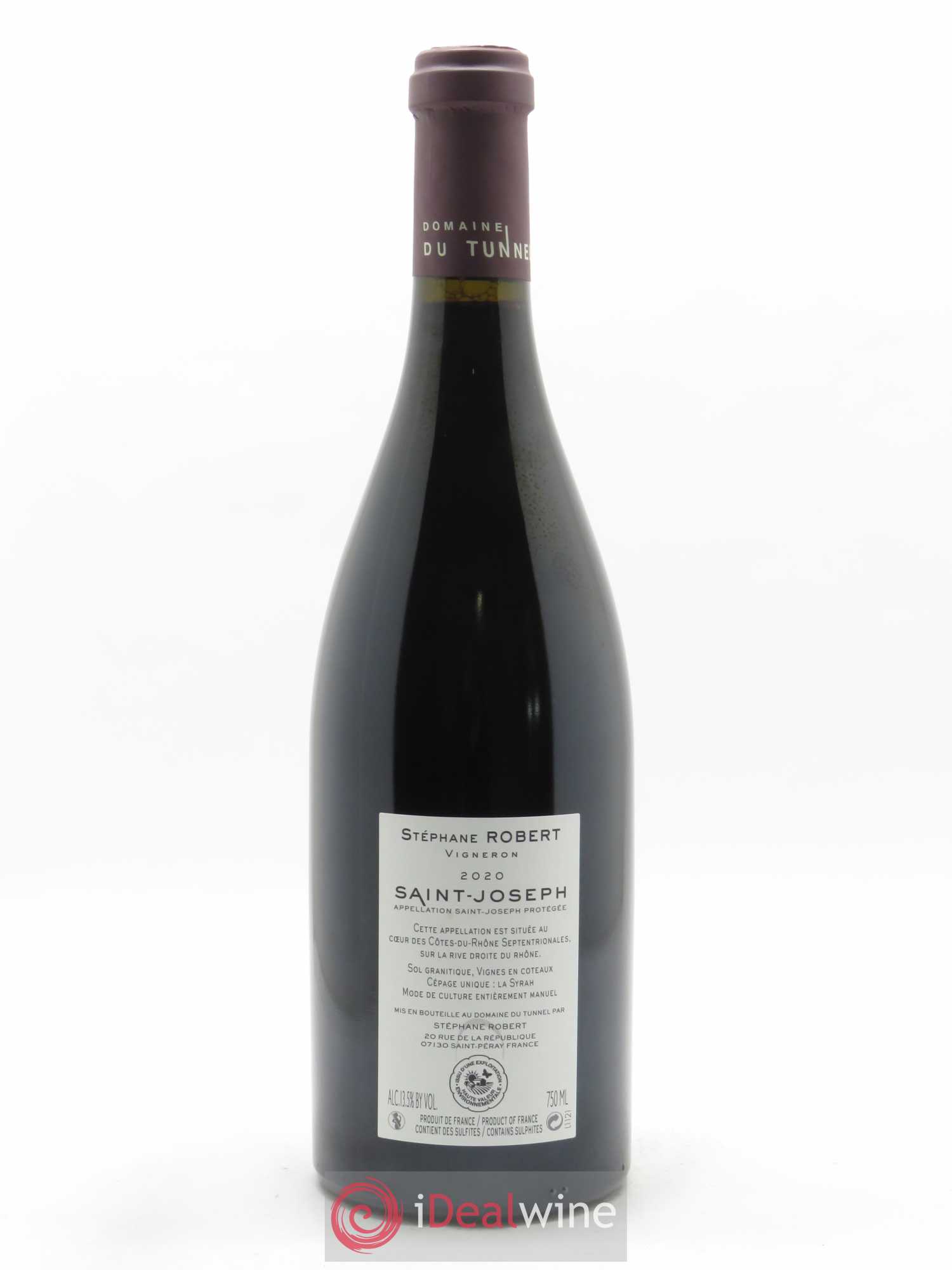 Saint-Joseph Tunnel (Domaine du) 2020 - Lot of 1 bottle - 1