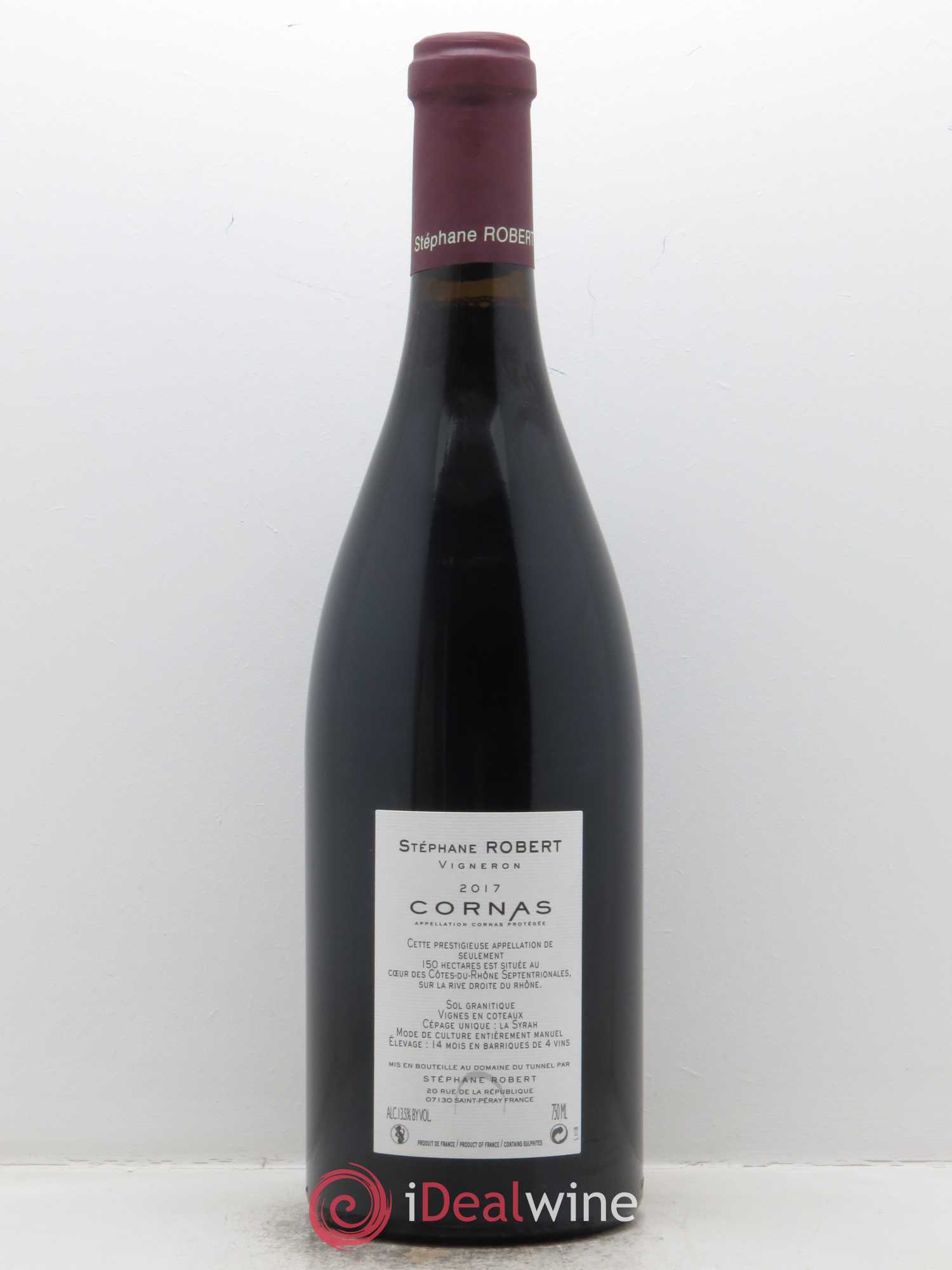 Cornas Tunnel (Domaine du) 2017 - Lot de 1 bouteille - 1
