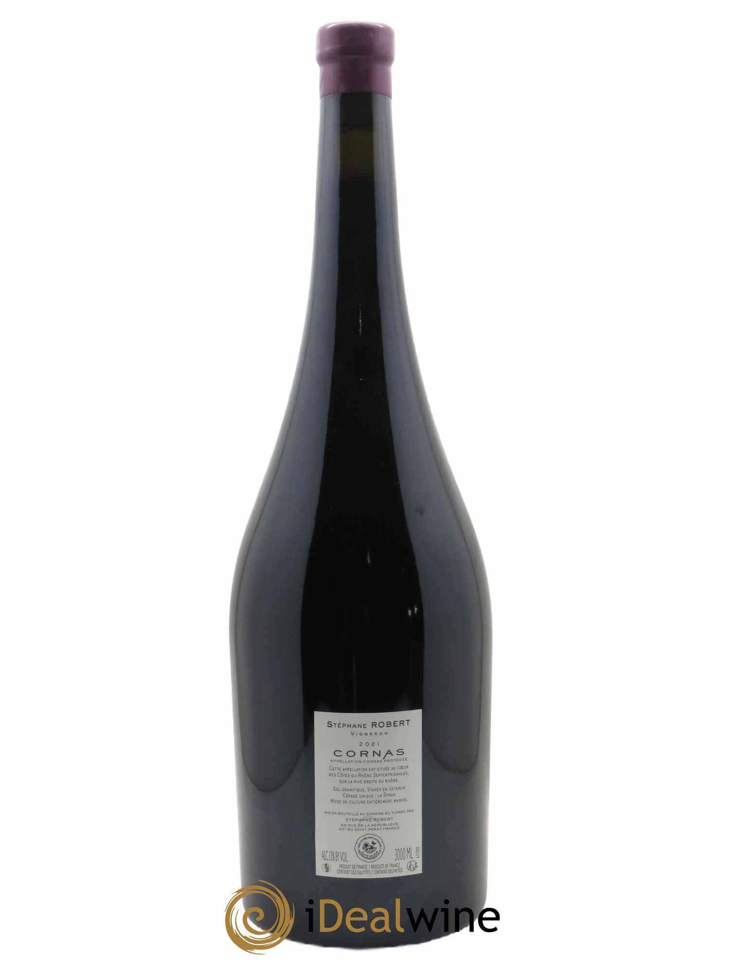 Cornas Tunnel (Domaine du) 2021 - Lot of 1 double magnum - 1