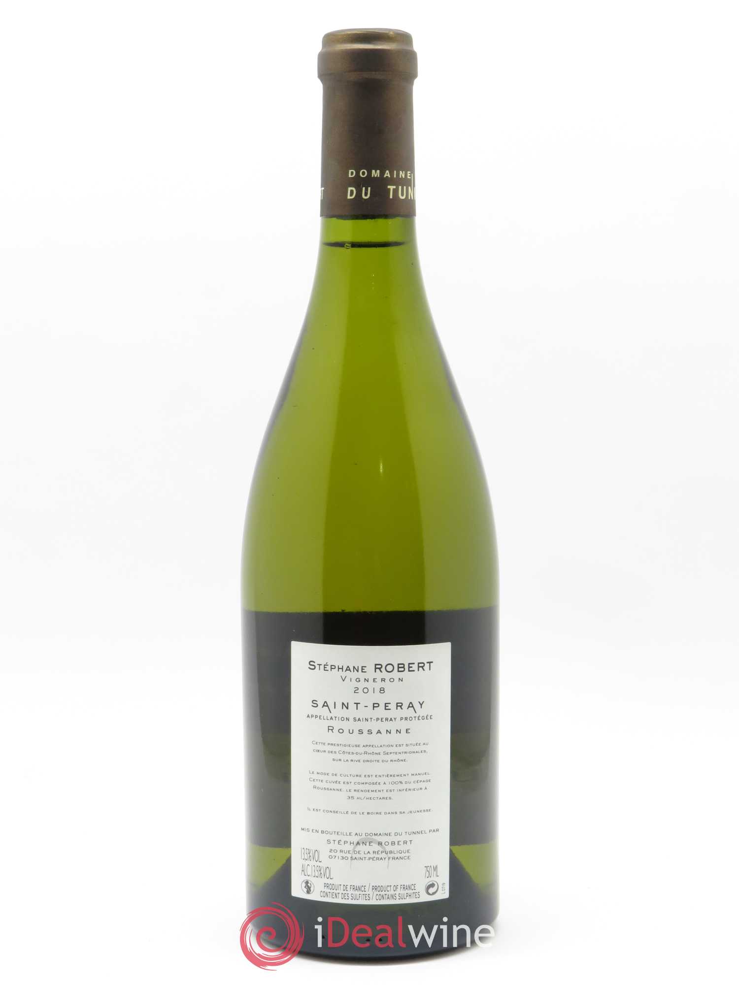 Saint-Péray Roussanne Tunnel (Domaine du) 2018 - Lot de 1 bouteille - 1