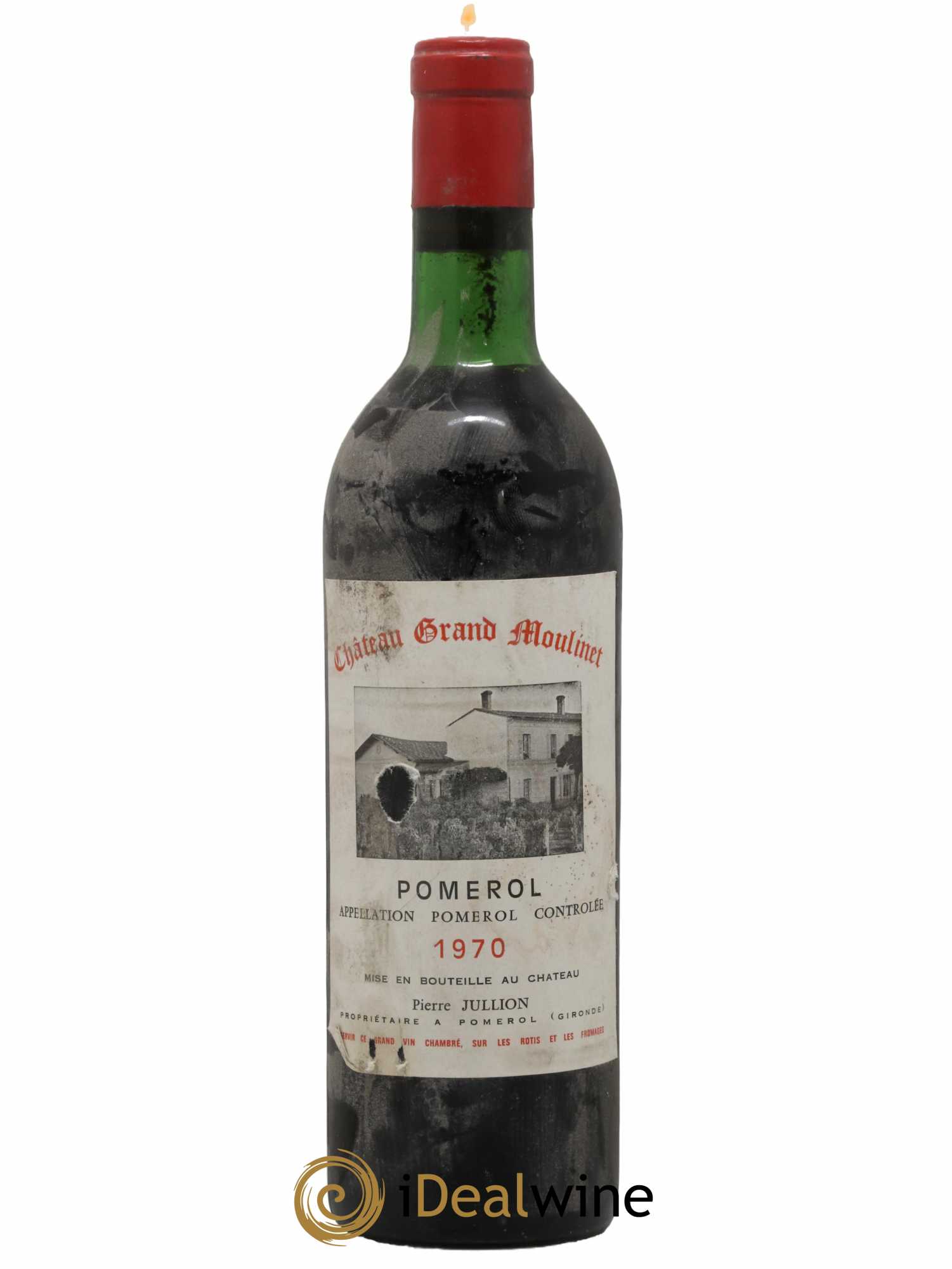 Pomerol Château Grand Moulinet 1970 - Lot de 1 bouteille - 0