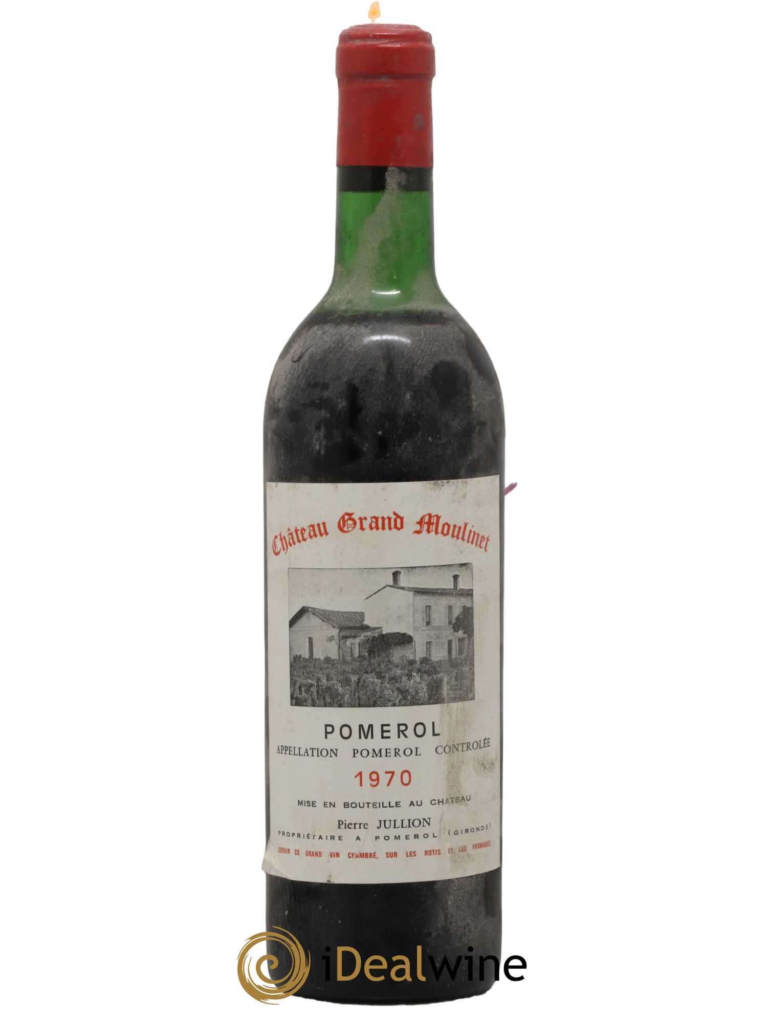 Pomerol Château Grand Moulinet 1970 - Lot de 1 bouteille - 0