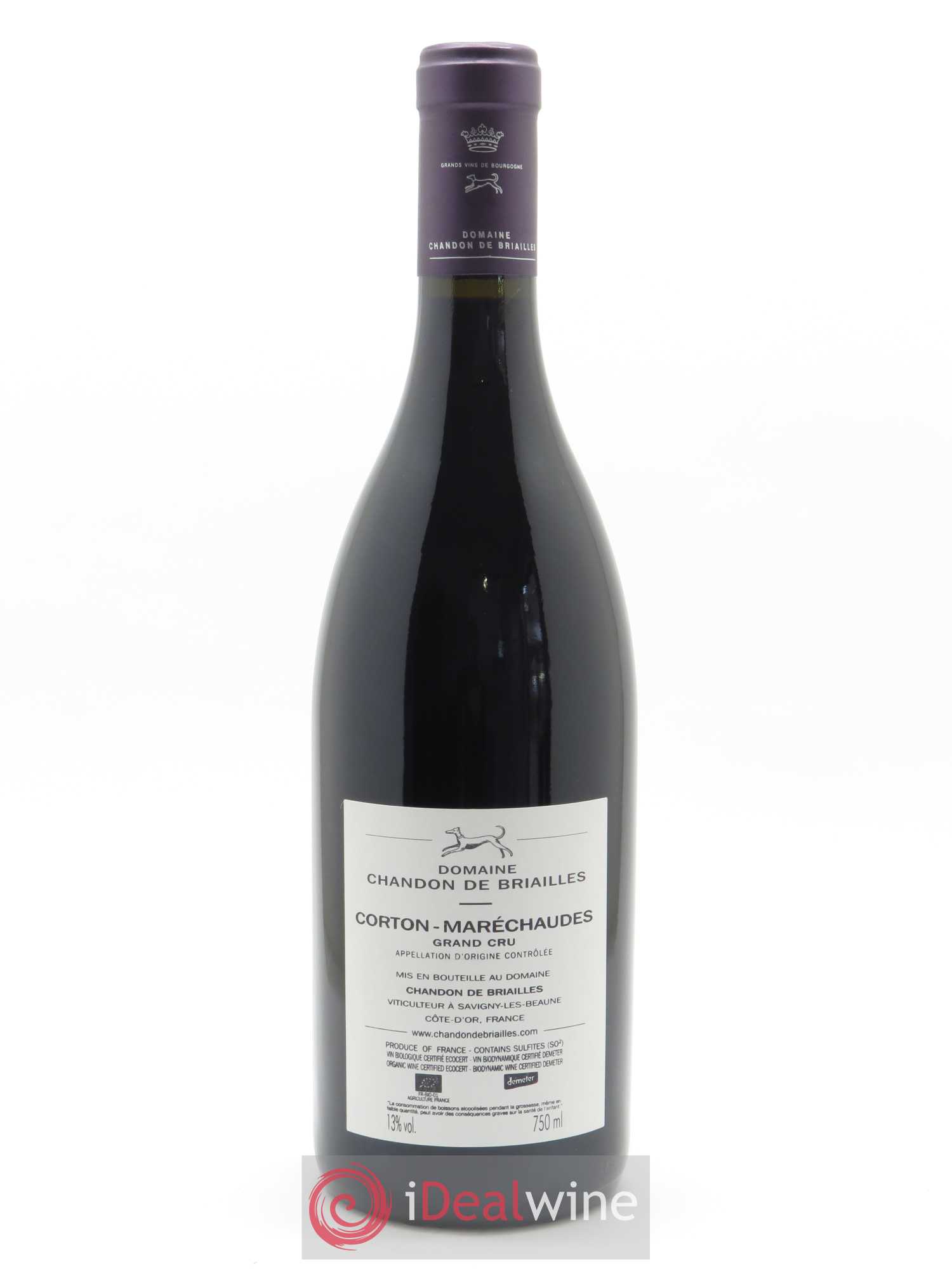 Corton Grand Cru Les Maréchaudes Chandon de Briailles 2019 - Lot de 1 bouteille - 1