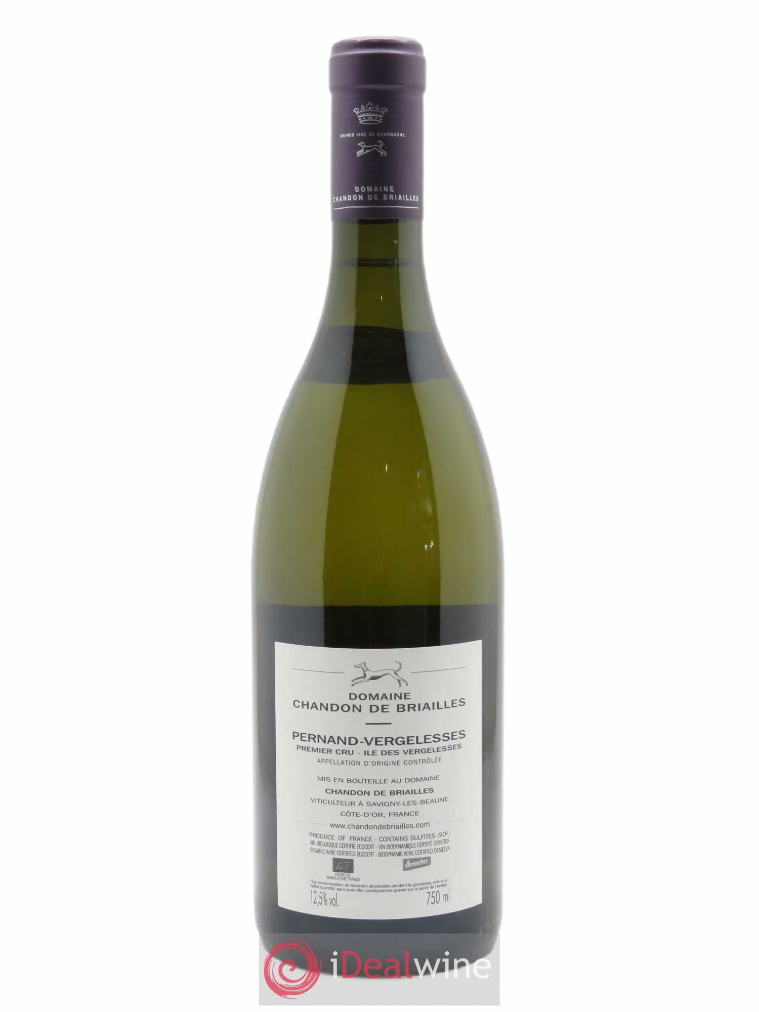 Pernand-Vergelesses 1er Cru Ile des Vergelesses Chandon de Briailles 2018 - Lot de 1 bouteille - 1