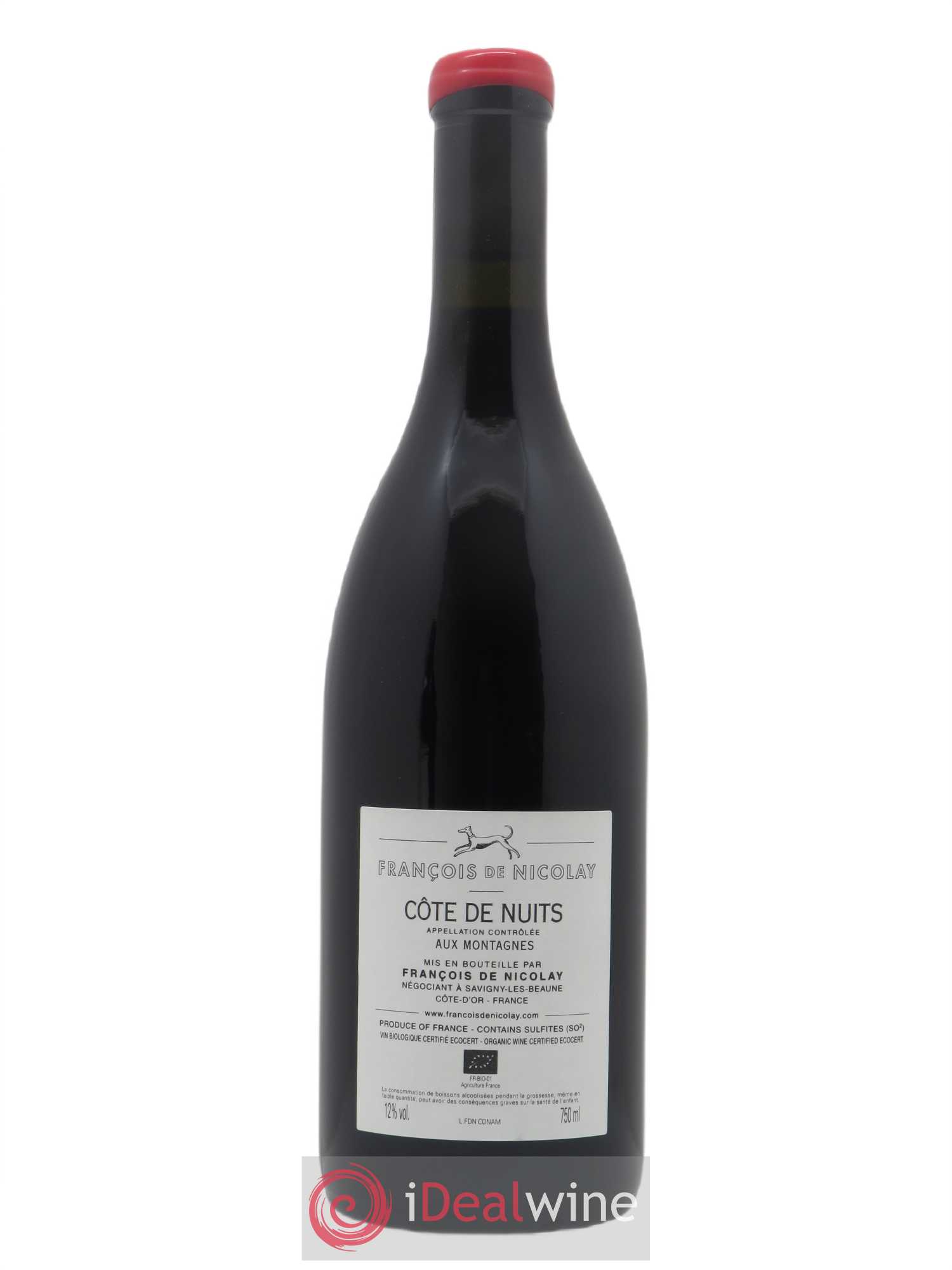 Côte de Nuits-Villages En Montagne François de Nicolay 2016 - Lot de 1 bouteille - 1