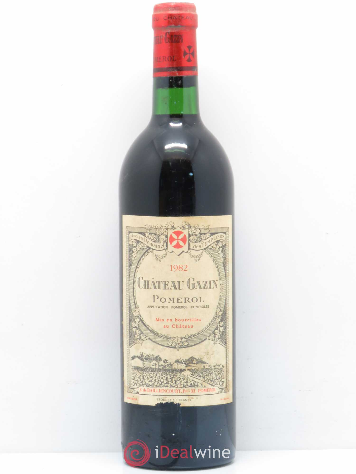 Château Gazin 1982 - Lot de 1 bouteille - 0