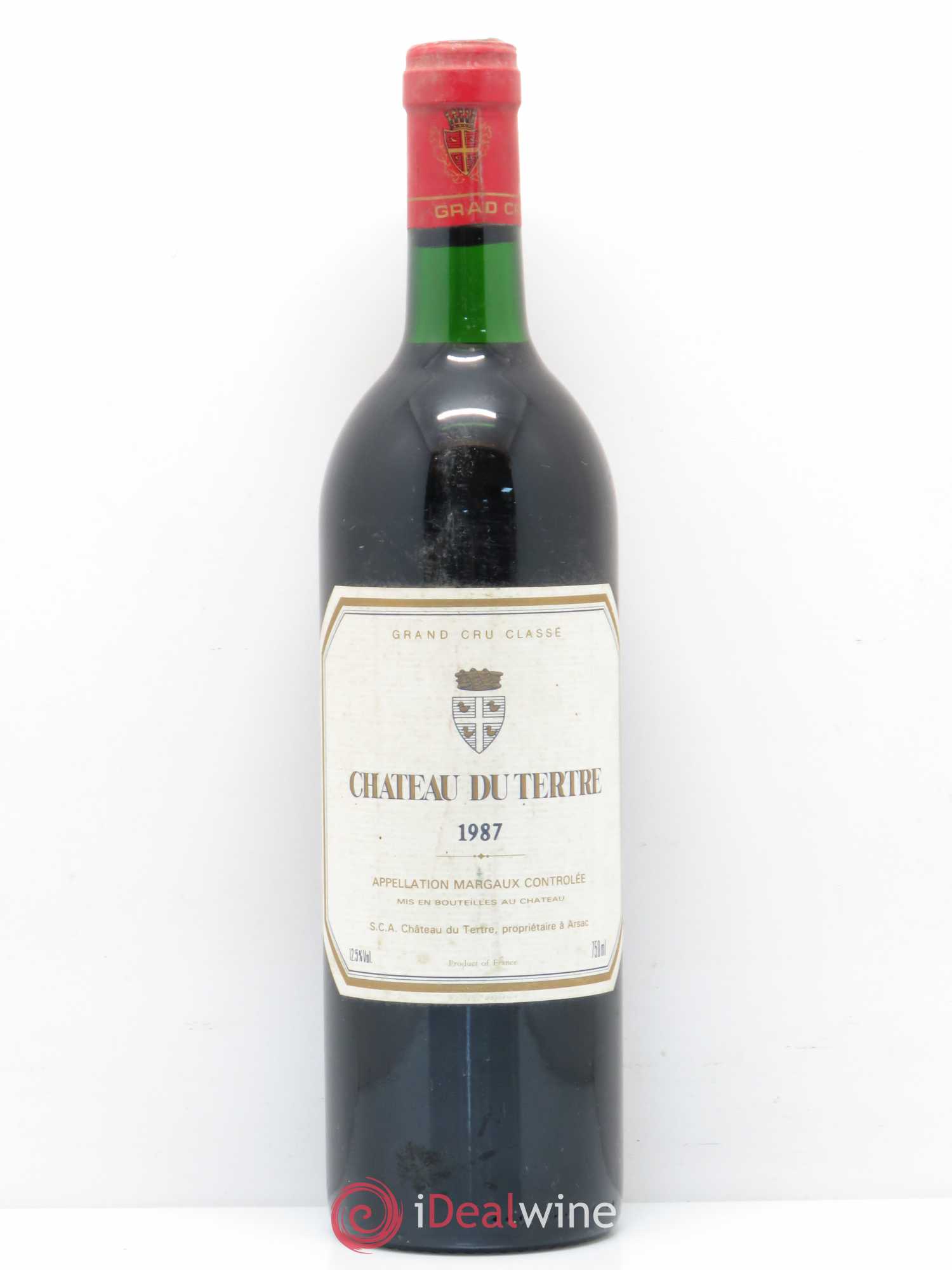 Château du Tertre 5ème Grand Cru Classé 1987 - Lot de 1 bouteille - 0