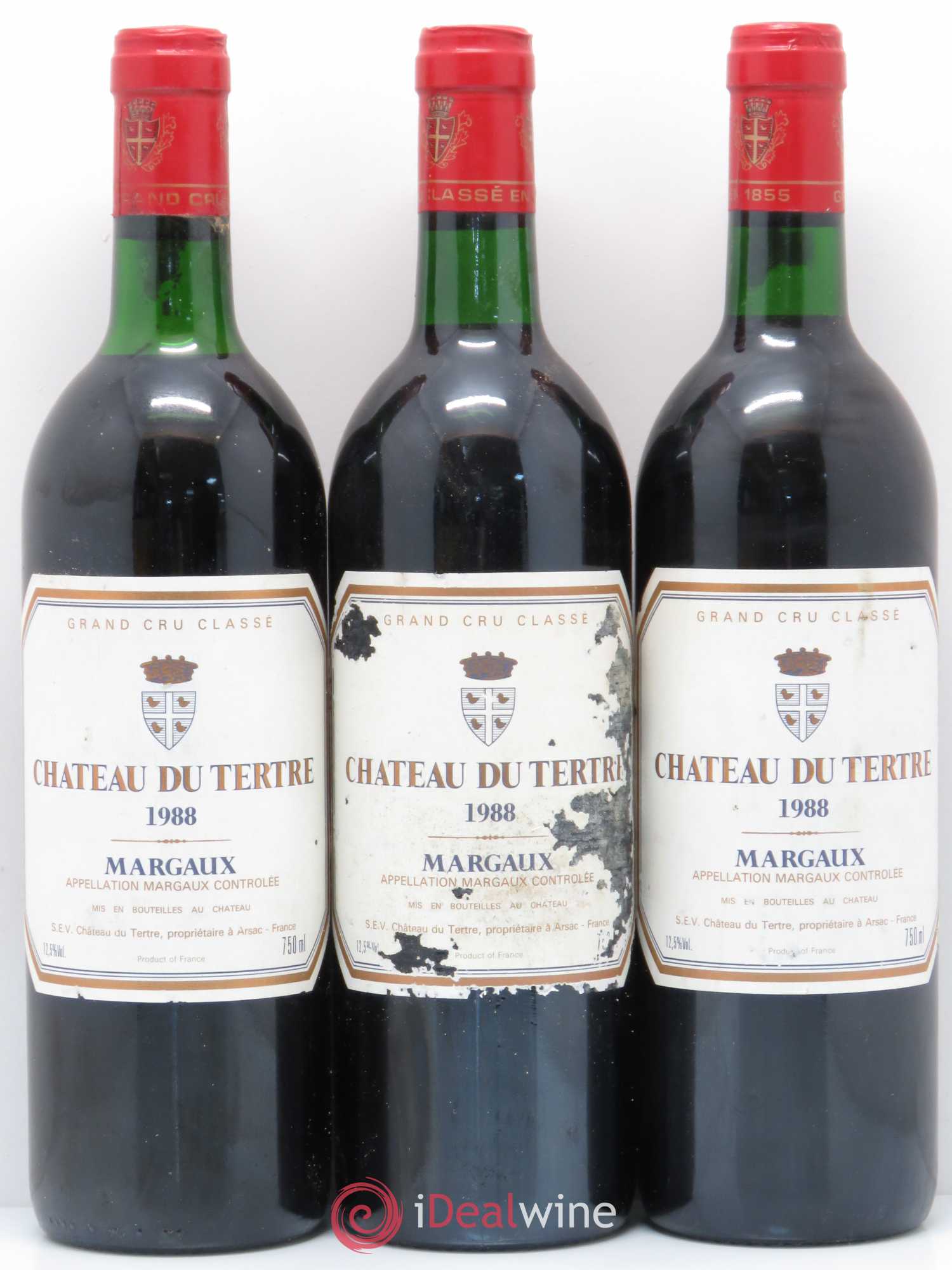 Château du Tertre 5ème Grand Cru Classé 1988 - Lot de 12 bouteilles - 2