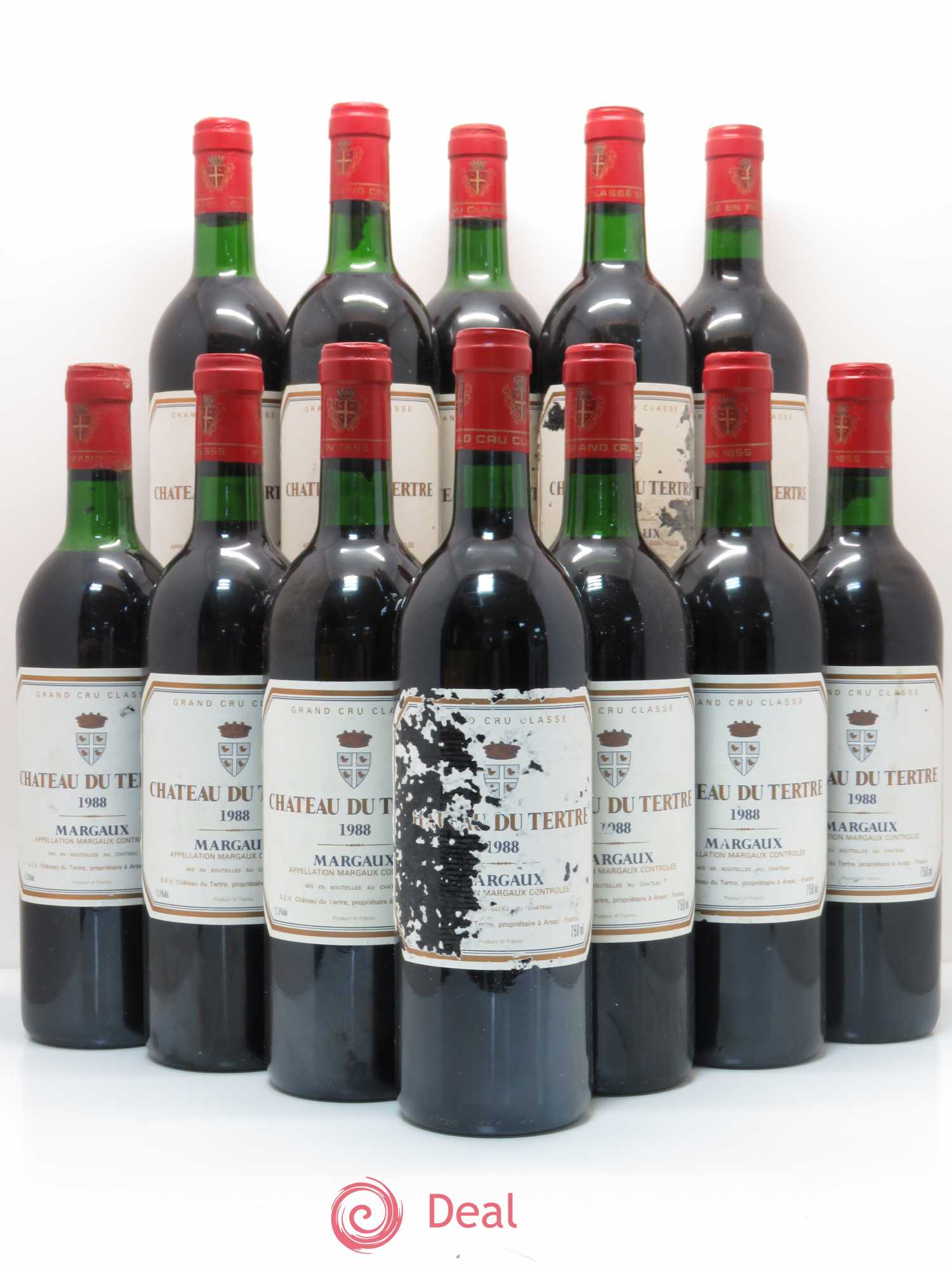 Château du Tertre 5ème Grand Cru Classé 1988 - Lot de 12 bouteilles - 0
