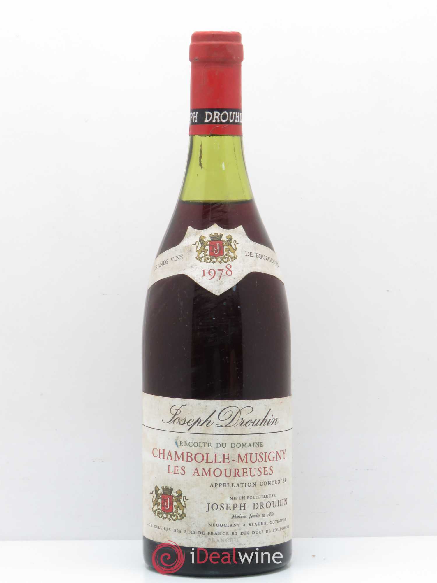 Chambolle-Musigny 1er Cru Les Amoureuses Joseph Drouhin 1978 - Lot de 1 bouteille - 0