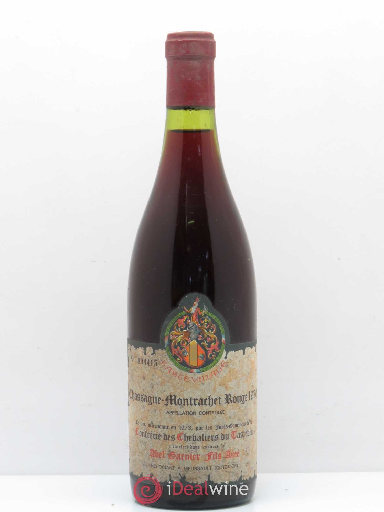 Chassagne-Montrachet Tastevinage Abel Garnier 1970 - Posten von 1 Flasche - 0