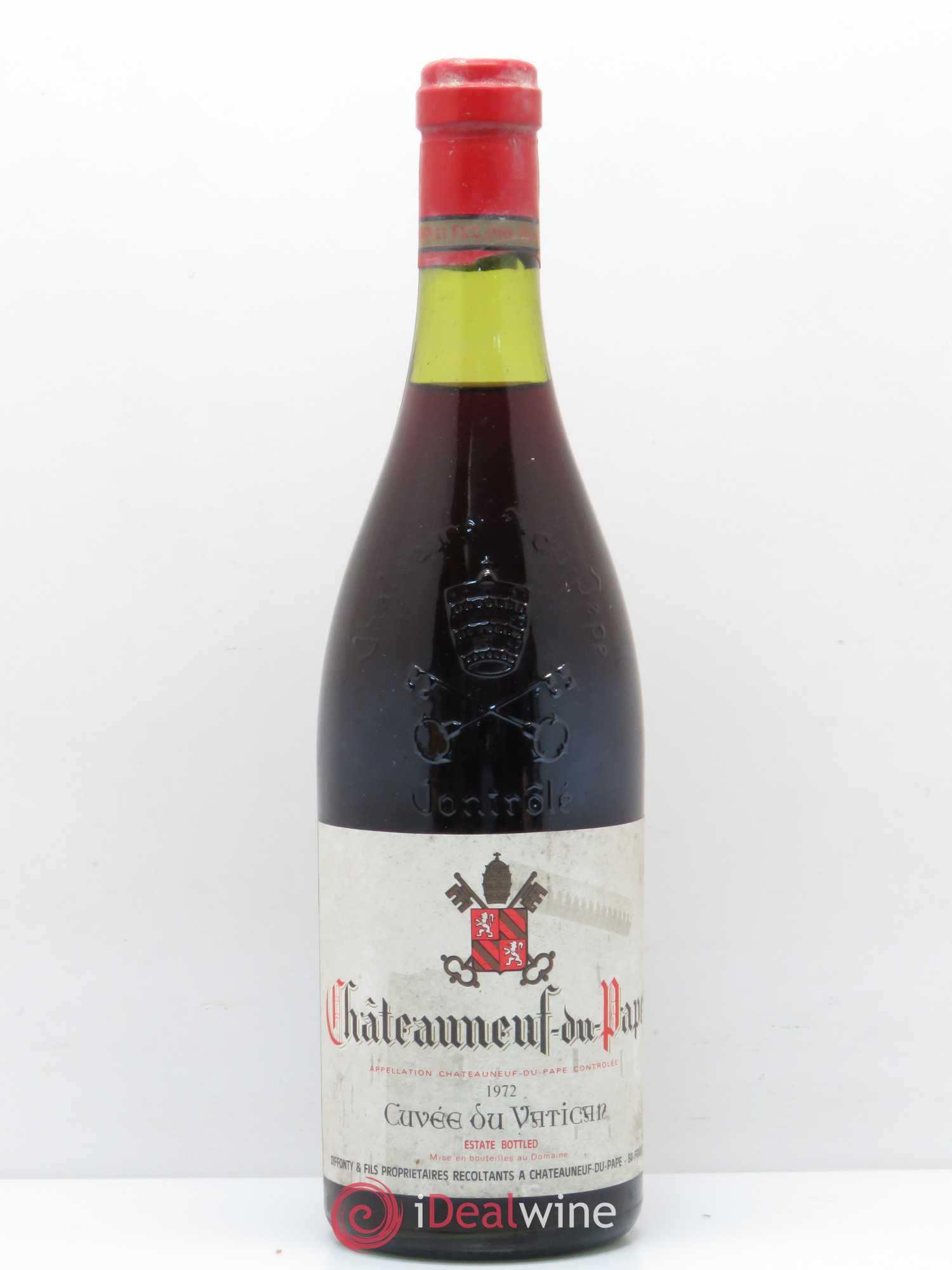 Châteauneuf-du-Pape Cuvée du Vatican Diffonty et Fils 1972 - Posten von 1 Flasche - 0