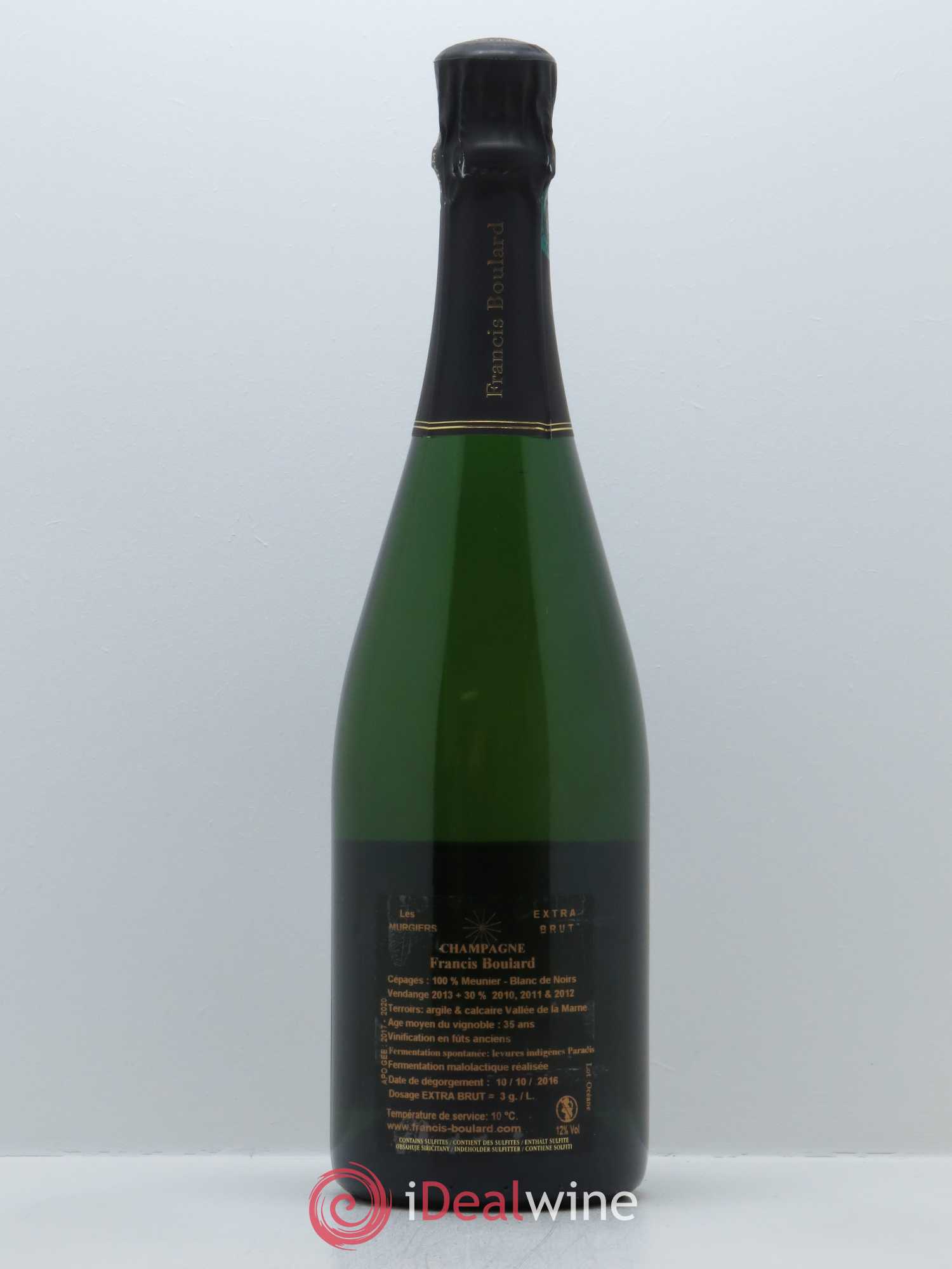 Les Murgiers Pur Meunier Extra-Brut Francis Boulard - Lot de 1 bouteille - 1