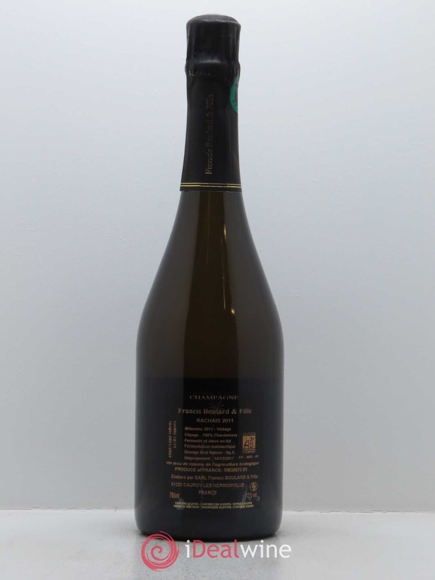 Les Rachais Francis Boulard 2011 - Lot of 1 bottle - 1