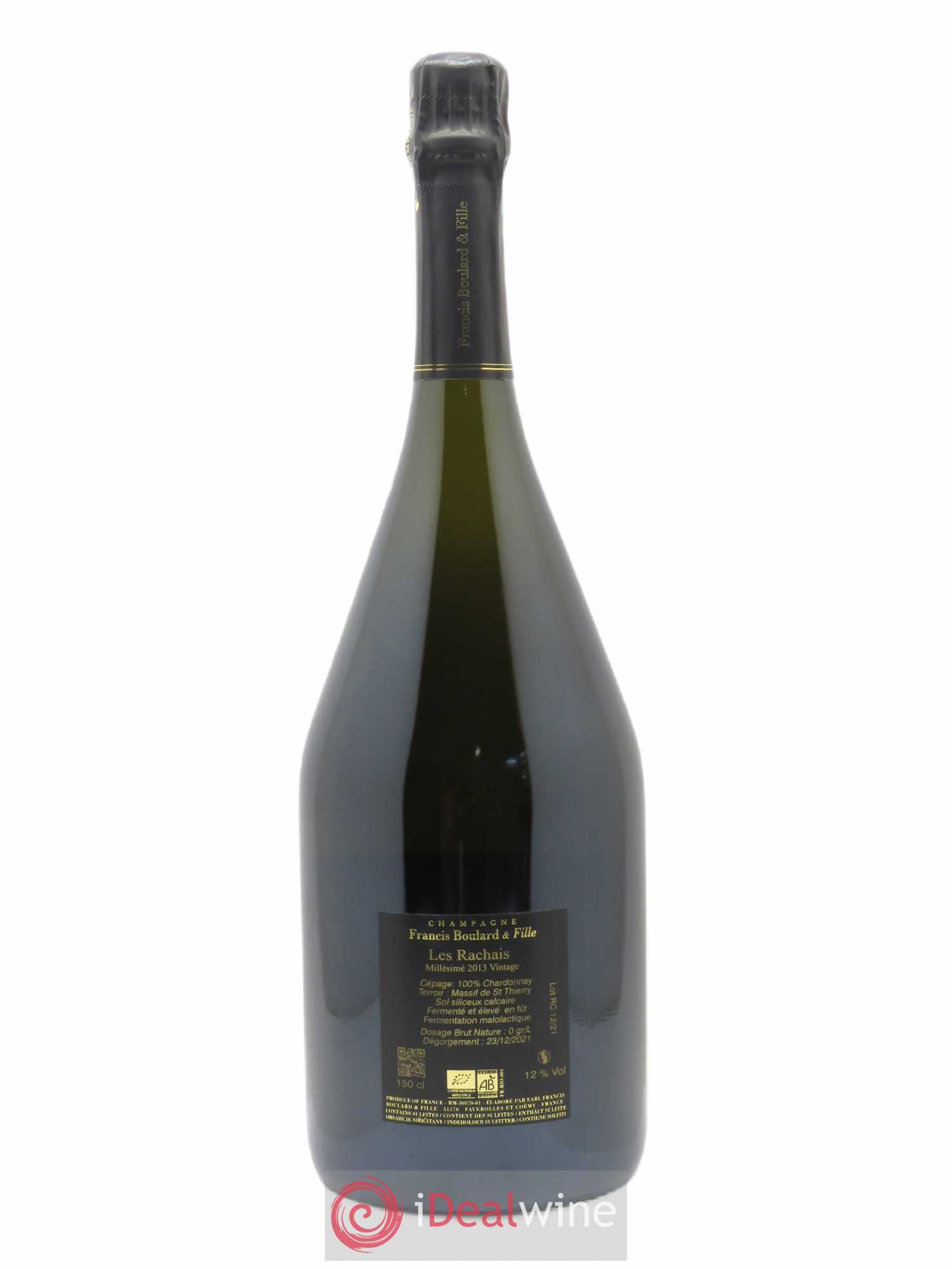 Les Rachais Francis Boulard 2013 - Lot of 1 magnum - 2