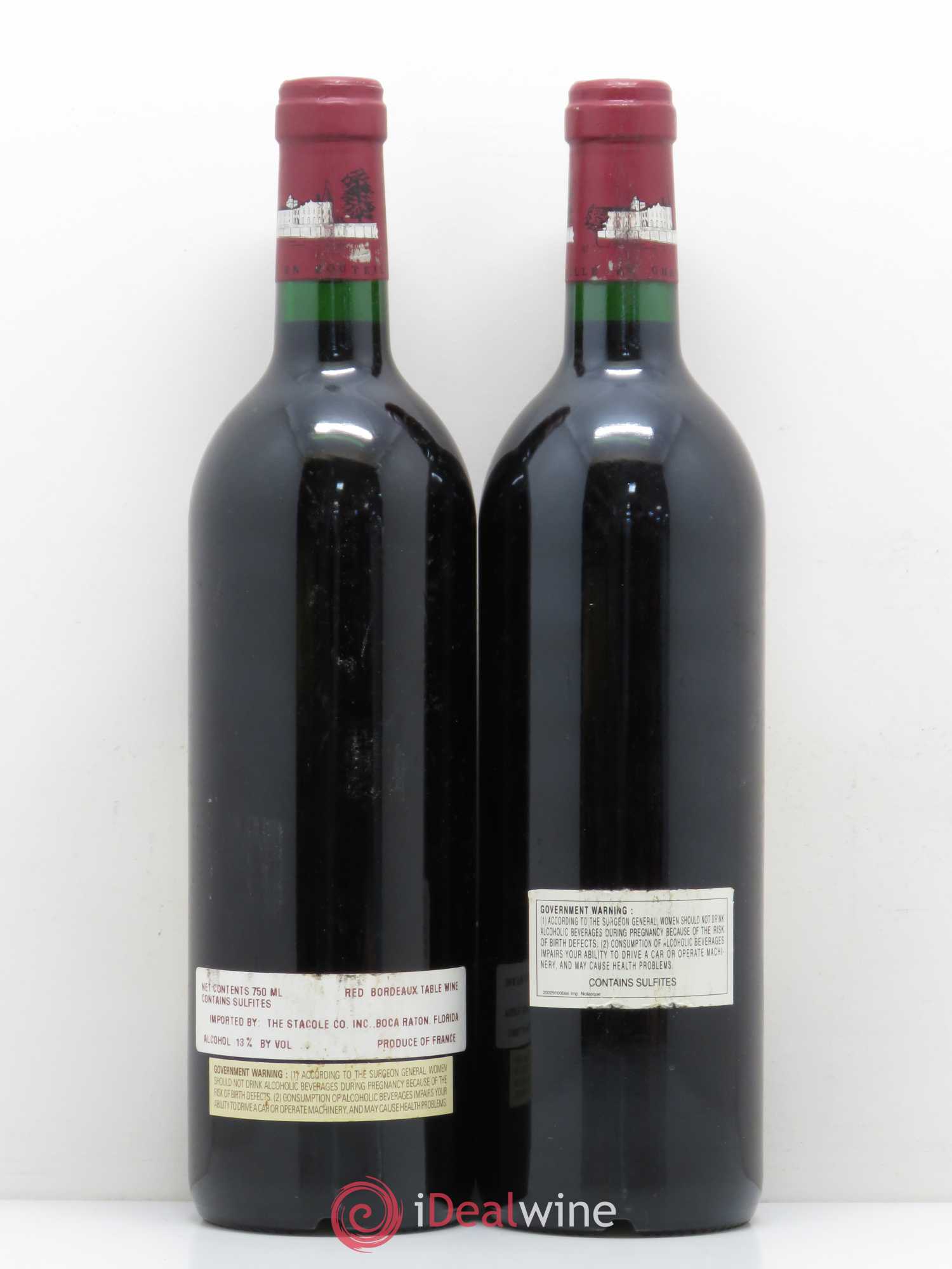 Château Lafite Rothschild 1er Grand Cru Classé 1996 - Lot de 2 bouteilles - 1
