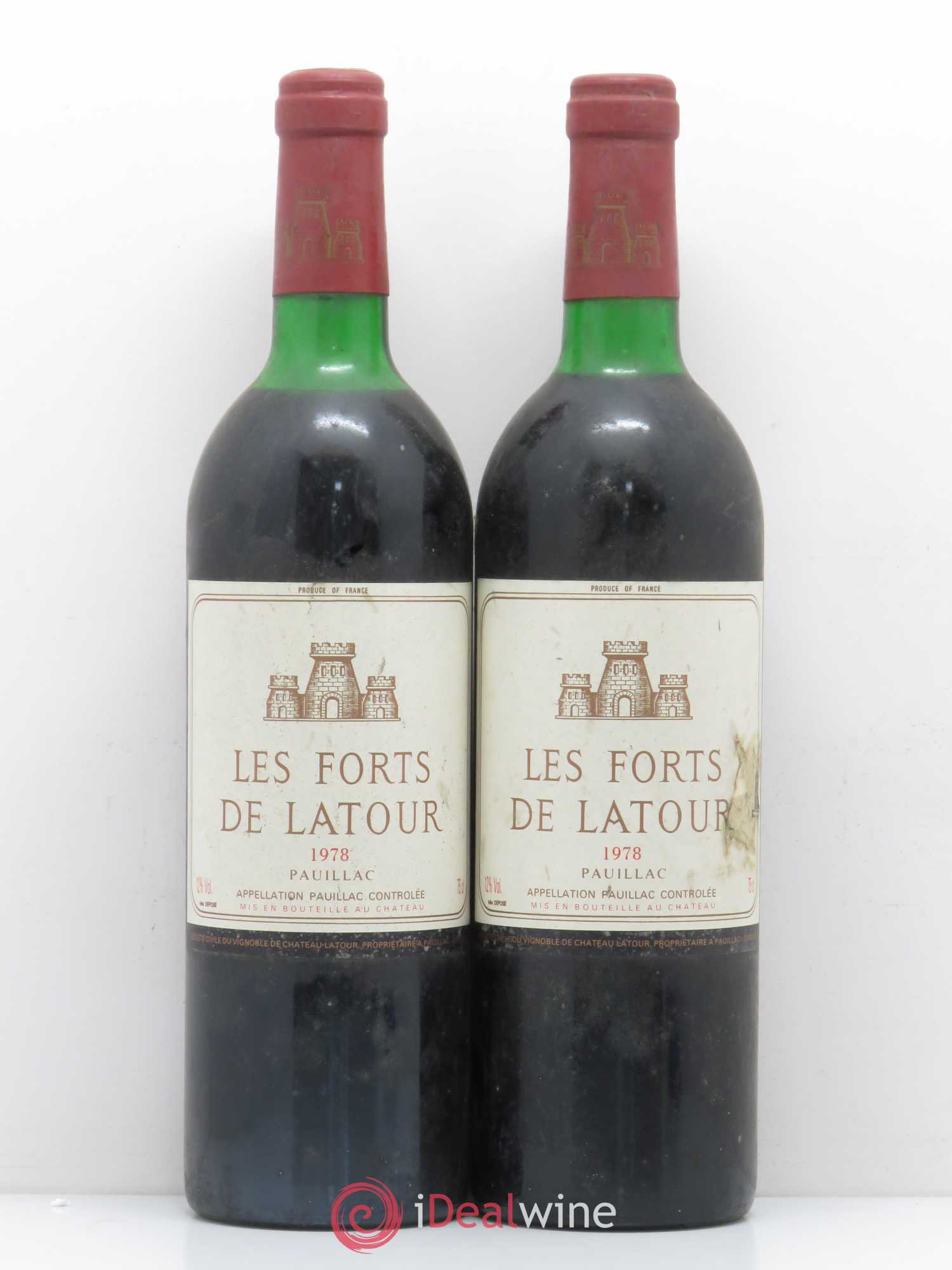 Les Forts de Latour Second Vin 1978 - Lot de 2 bouteilles - 0