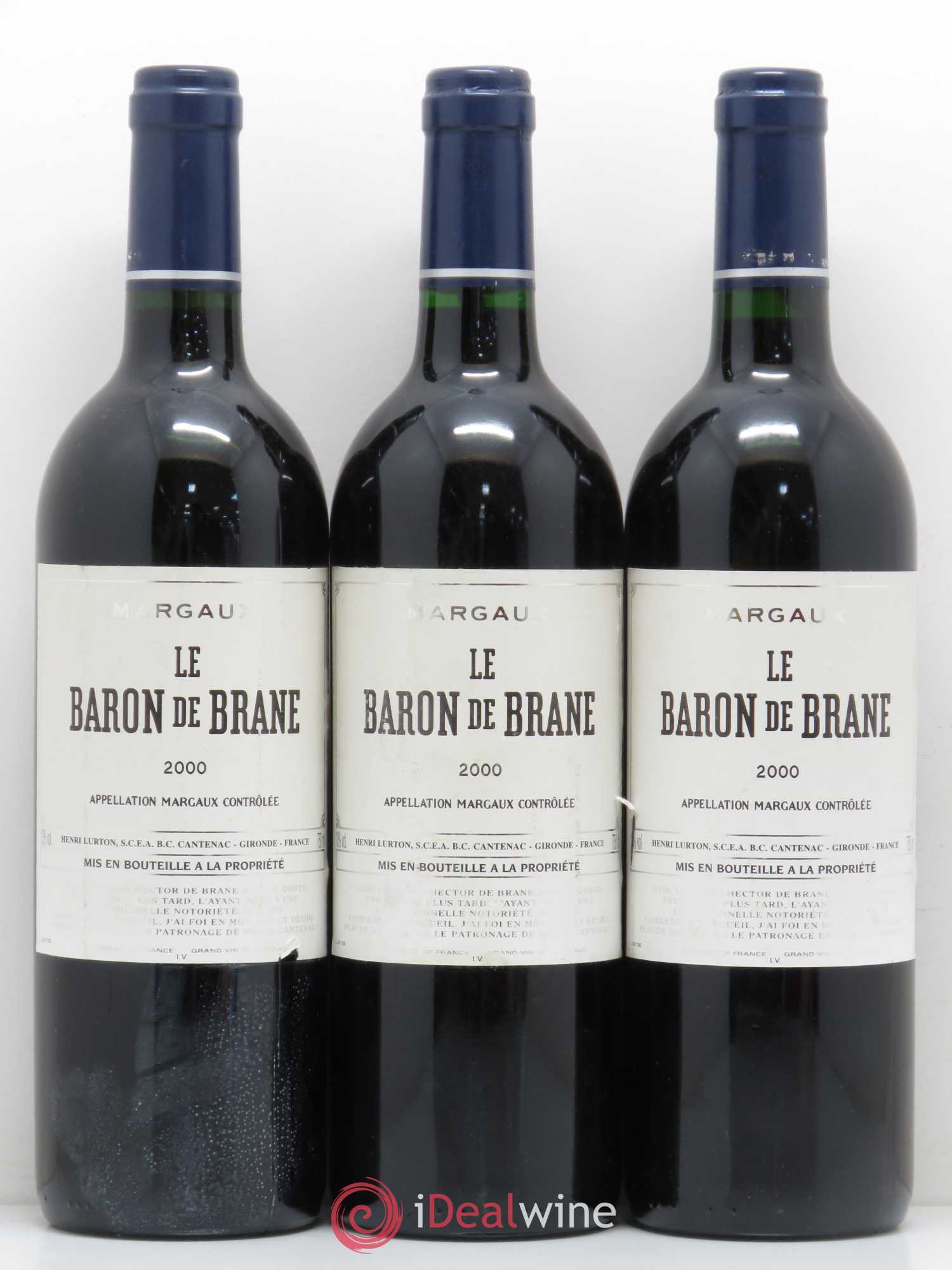 Baron de Brane Second Vin 2000 - Lot de 6 bouteilles - 2
