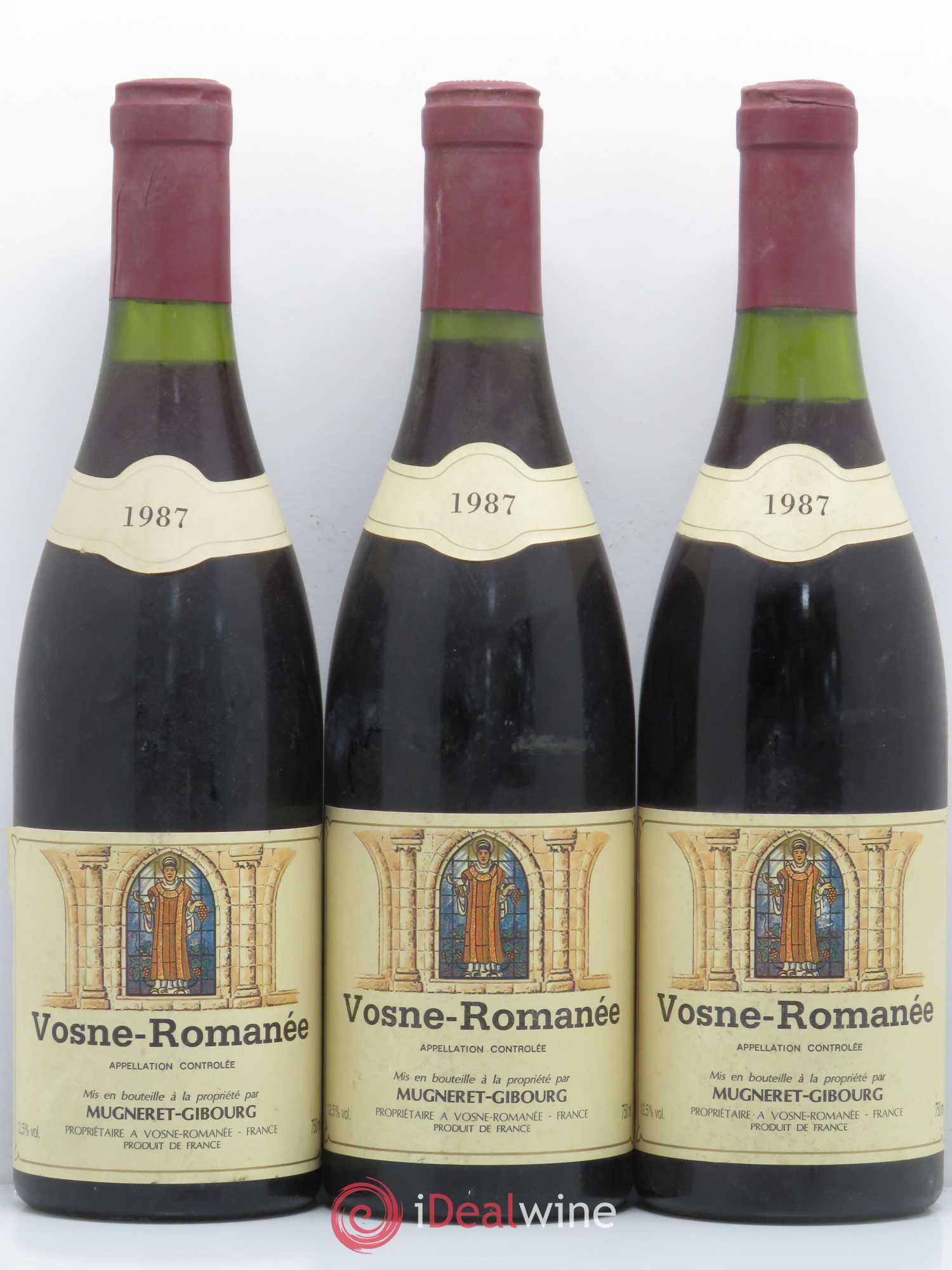 Vosne-Romanée Mugneret-Gibourg (Domaine) 1987 - Lot de 3 bouteilles - 0
