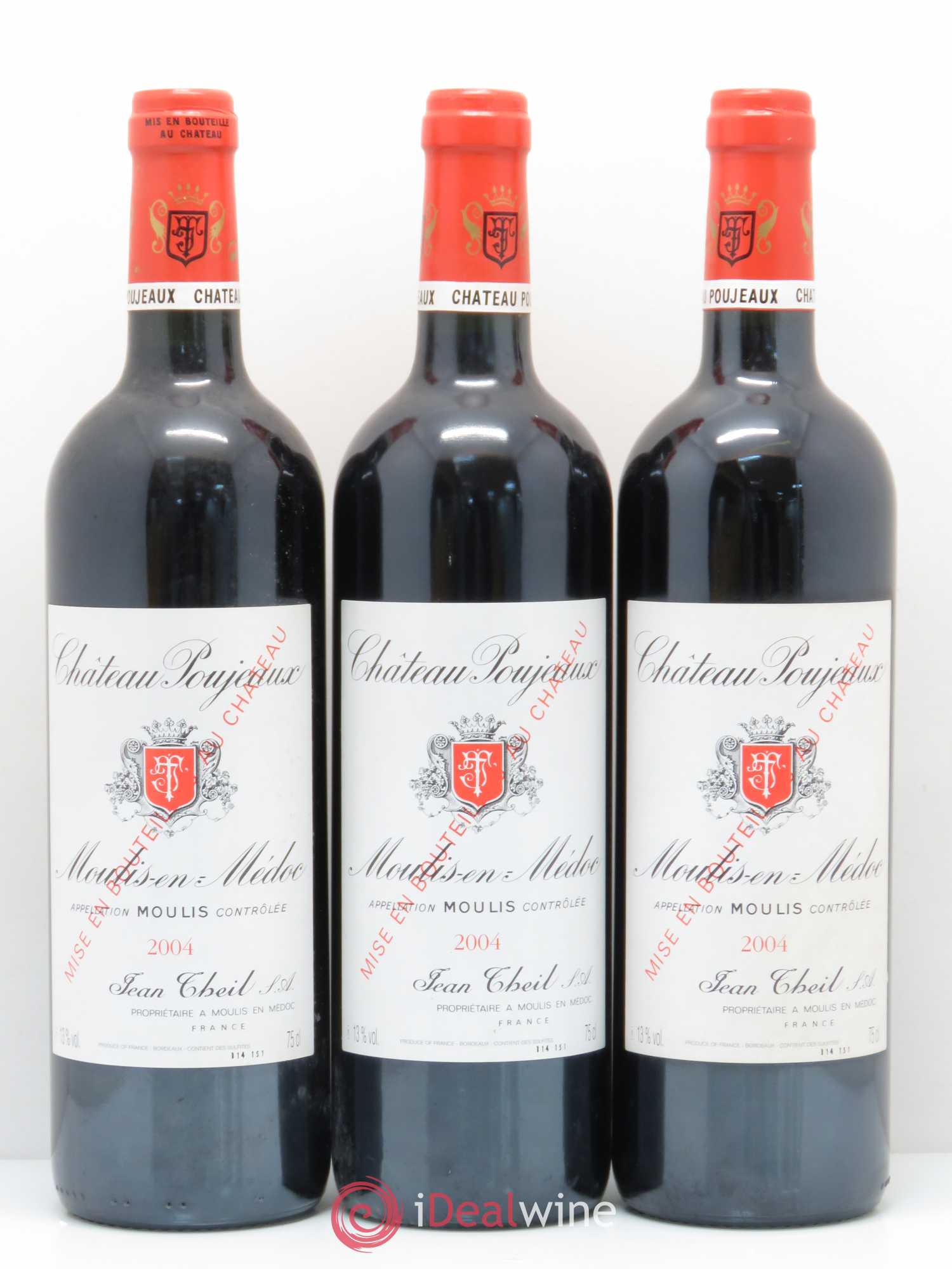 Château Poujeaux 2004 - Lot de 6 bouteilles - 1