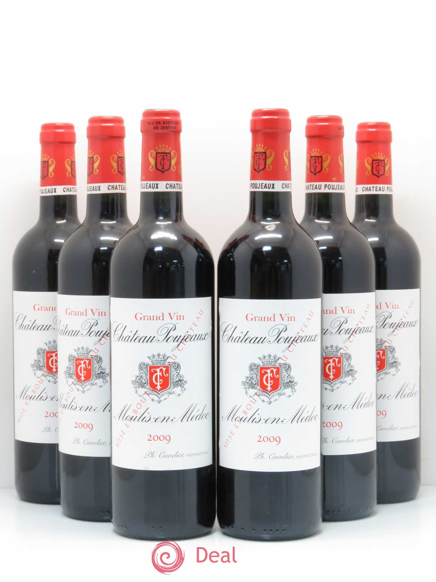 Château Poujeaux 2009 - Lot de 6 bouteilles - 0