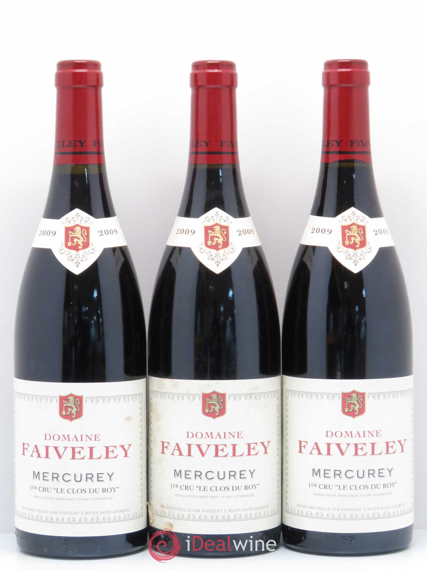 Mercurey 1er Cru Clos du Roy Faiveley 2009 - Lot de 6 bouteilles - 1