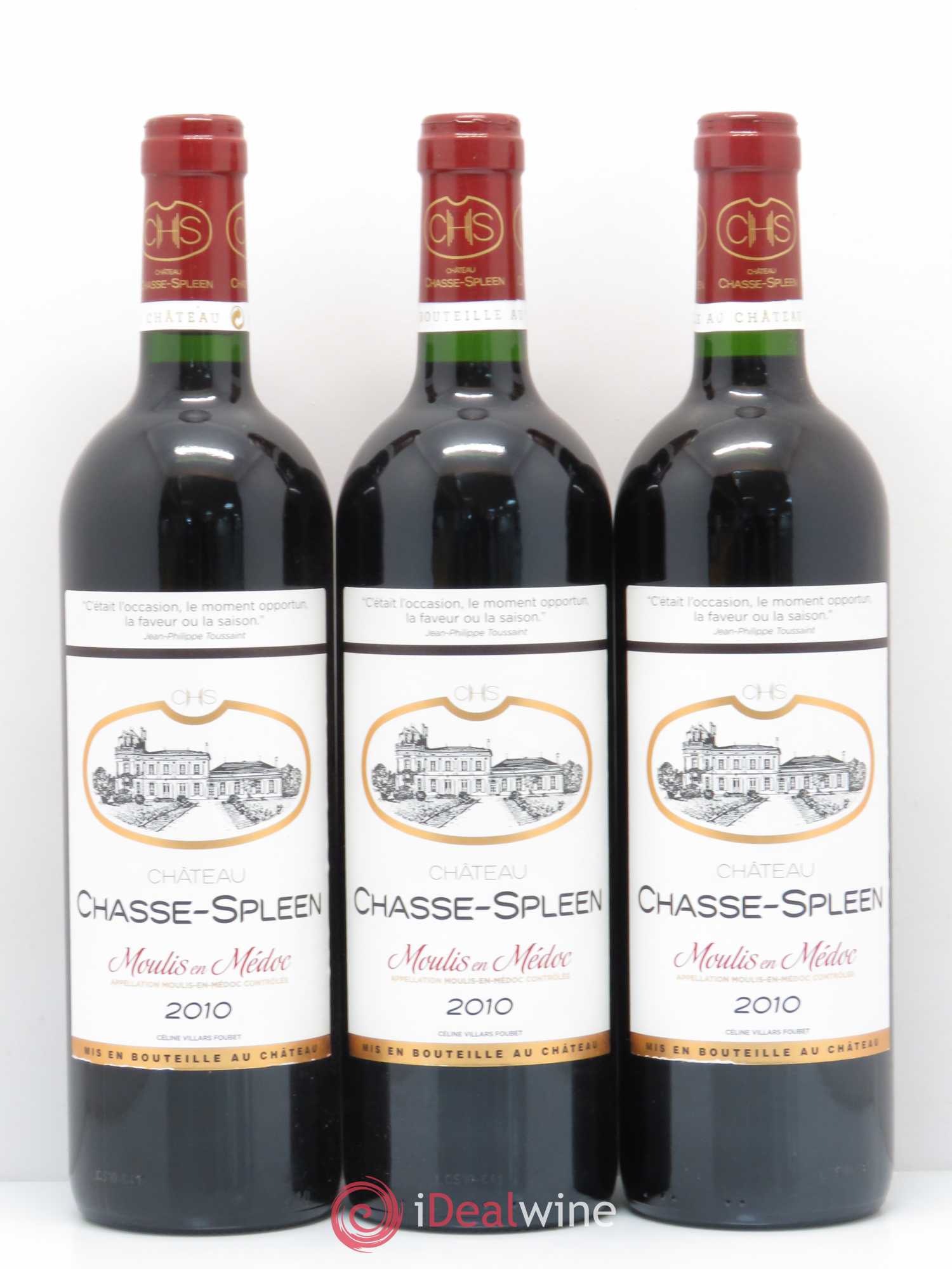 Château Chasse Spleen 2010 - Lot de 6 bouteilles - 1