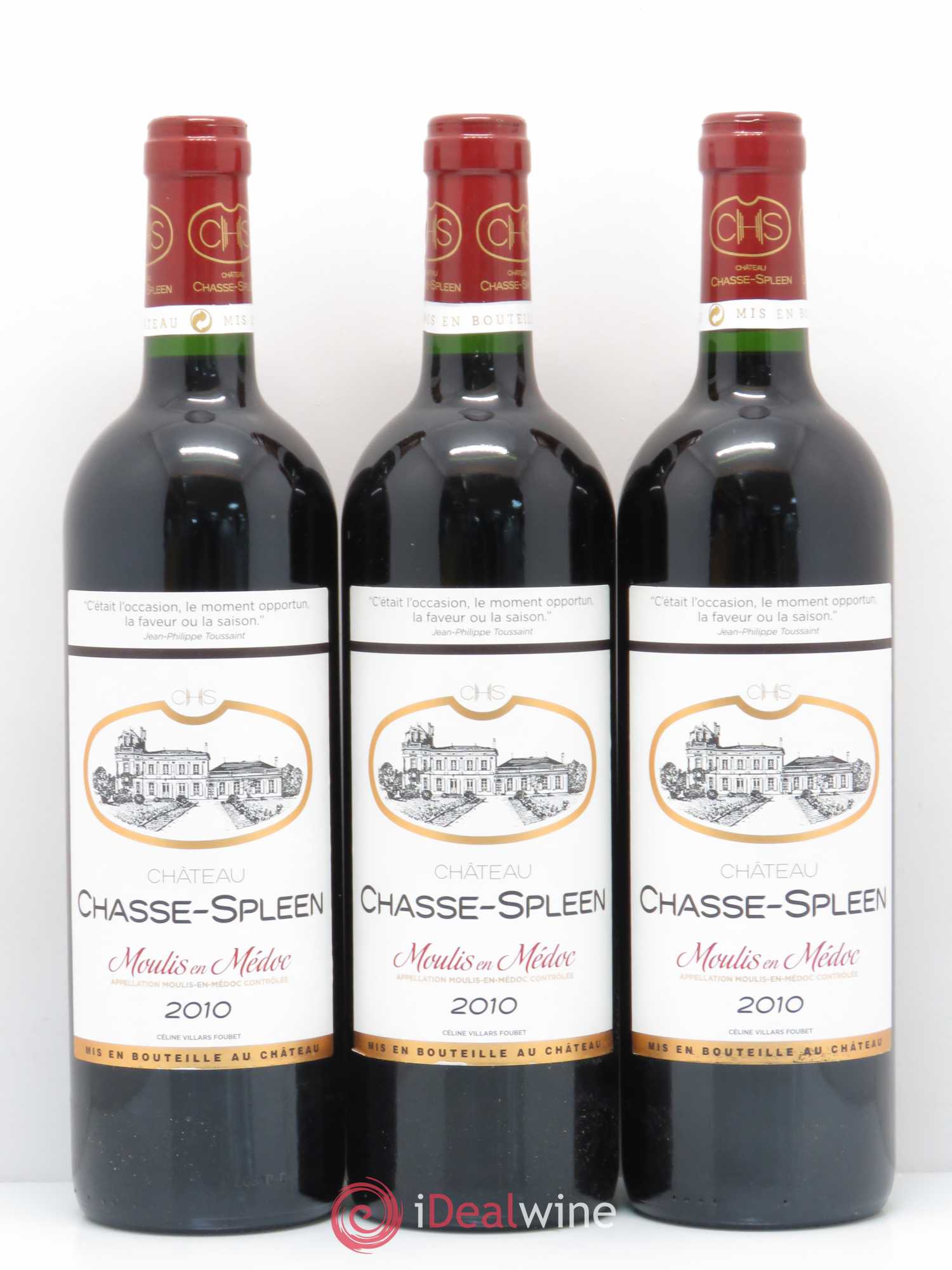 Château Chasse Spleen 2010 - Lot de 6 bouteilles - 2