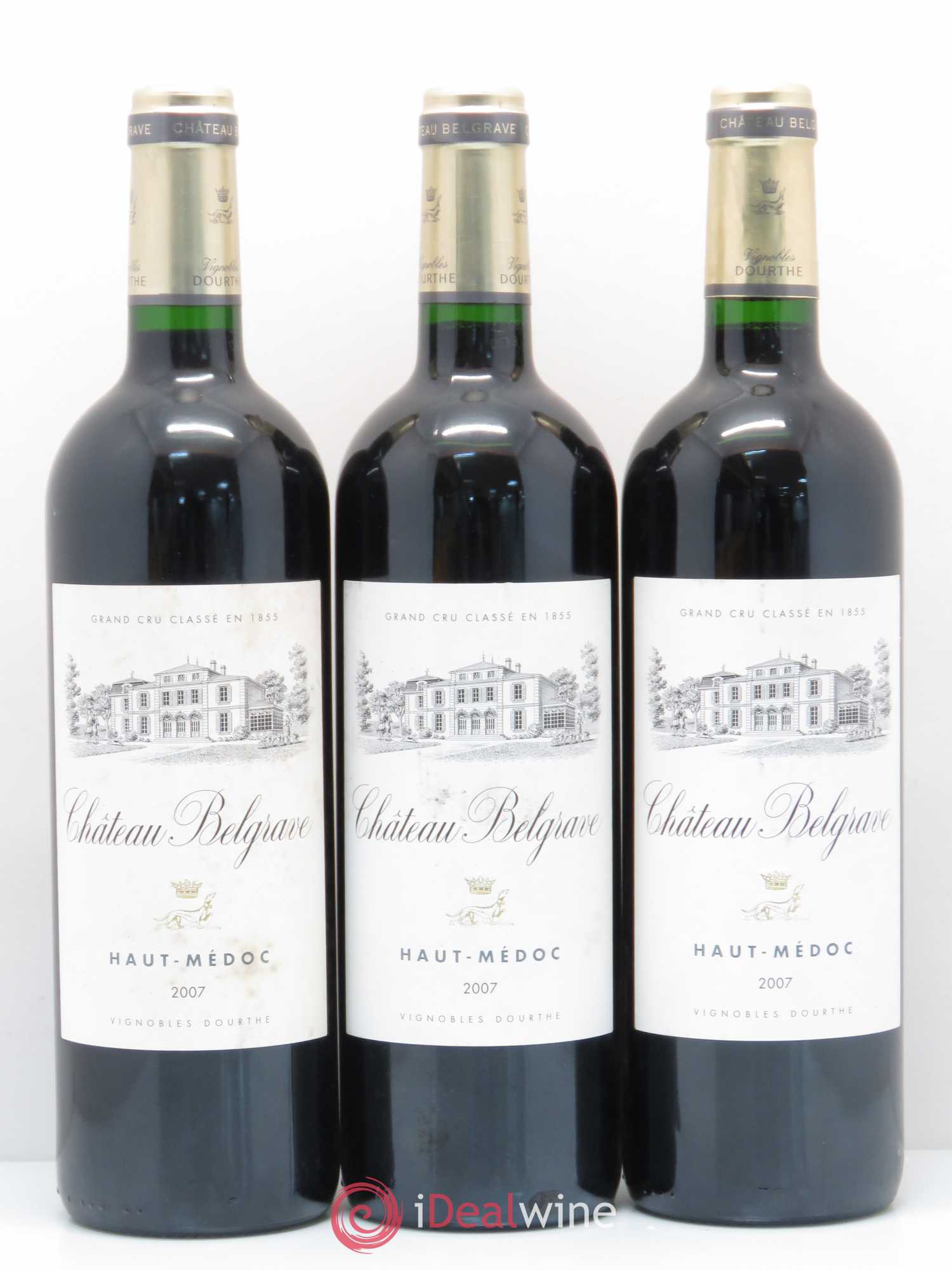 Château Belgrave 5ème Grand Cru Classé 2007 - Lot de 6 bouteilles - 2
