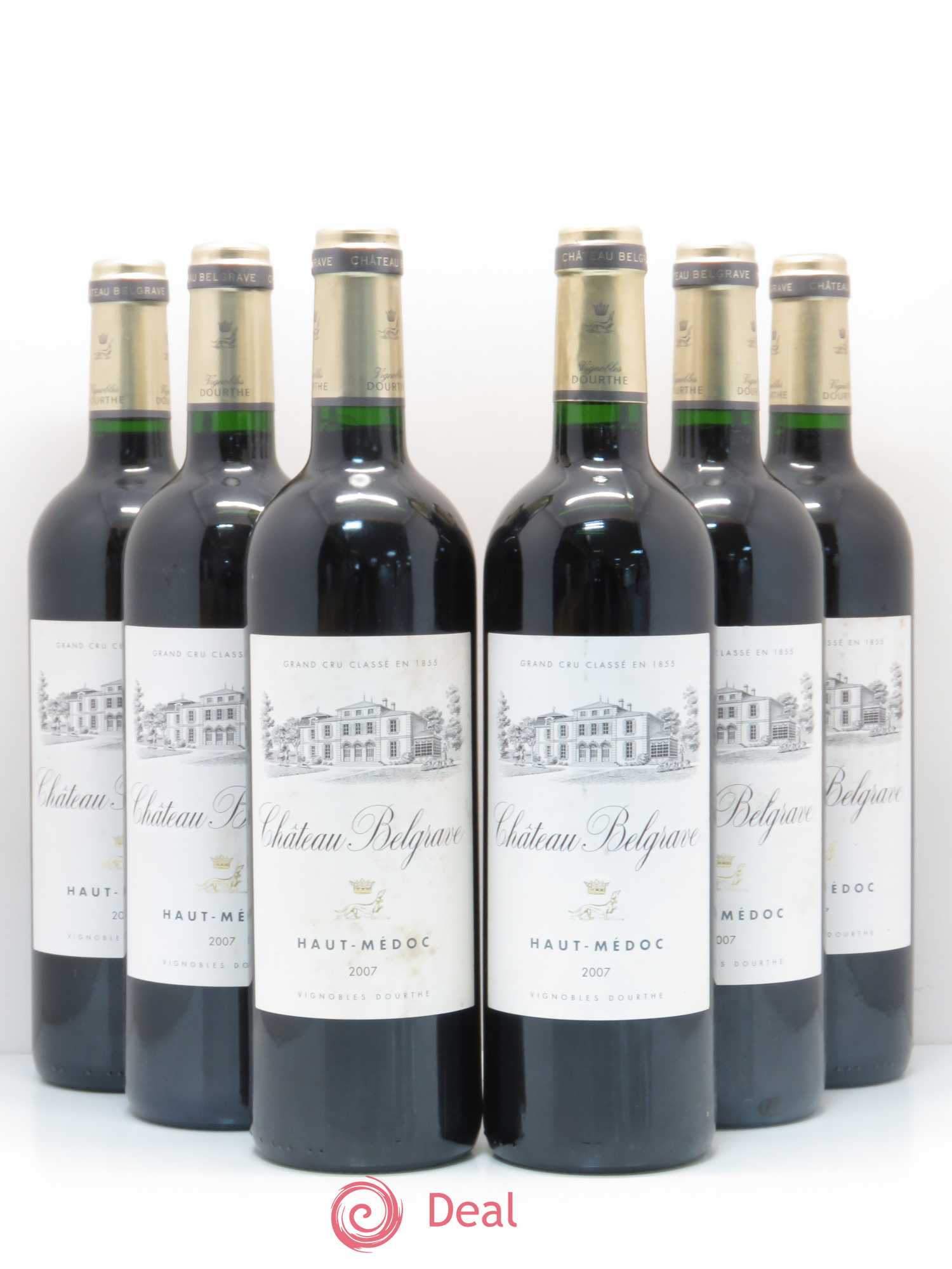Château Belgrave 5ème Grand Cru Classé 2007 - Lot de 6 bouteilles - 0