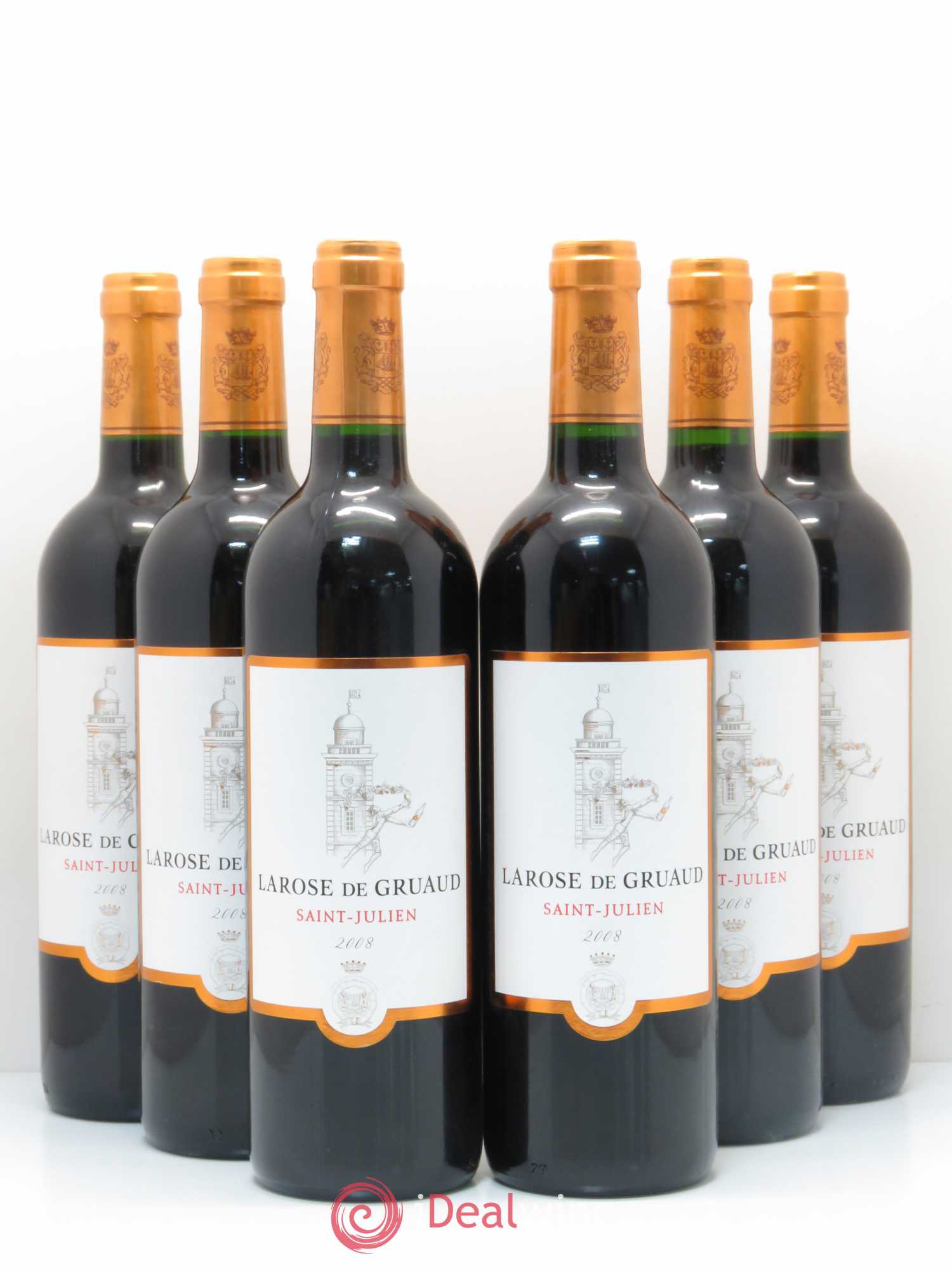 Larose de Gruaud Second Vin 2008 - Lot de 6 bouteilles - 0