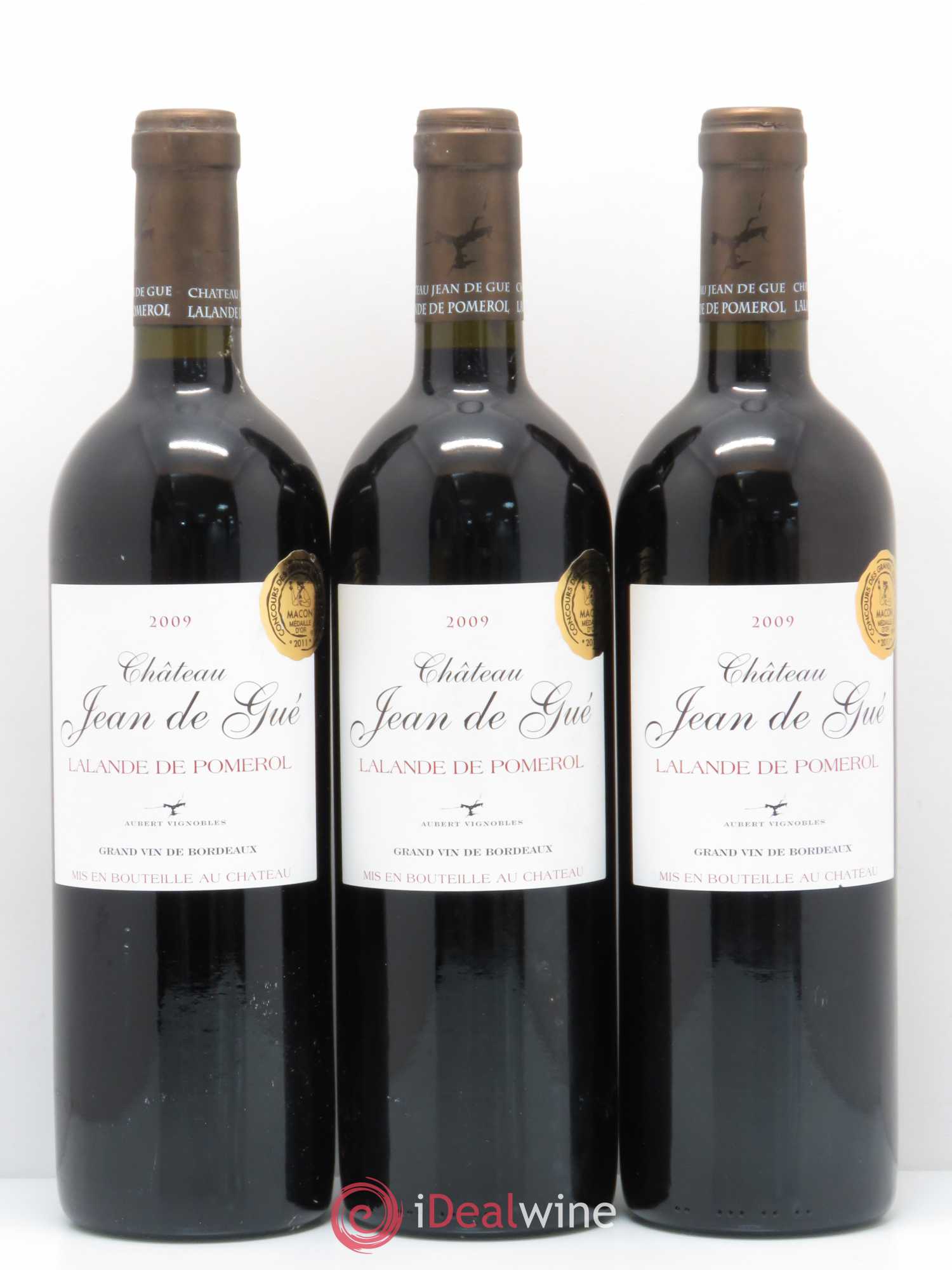 Bordeaux Jean de Gué Lalande de Pomerol 2009 - Posten von 6 Flaschen - 1