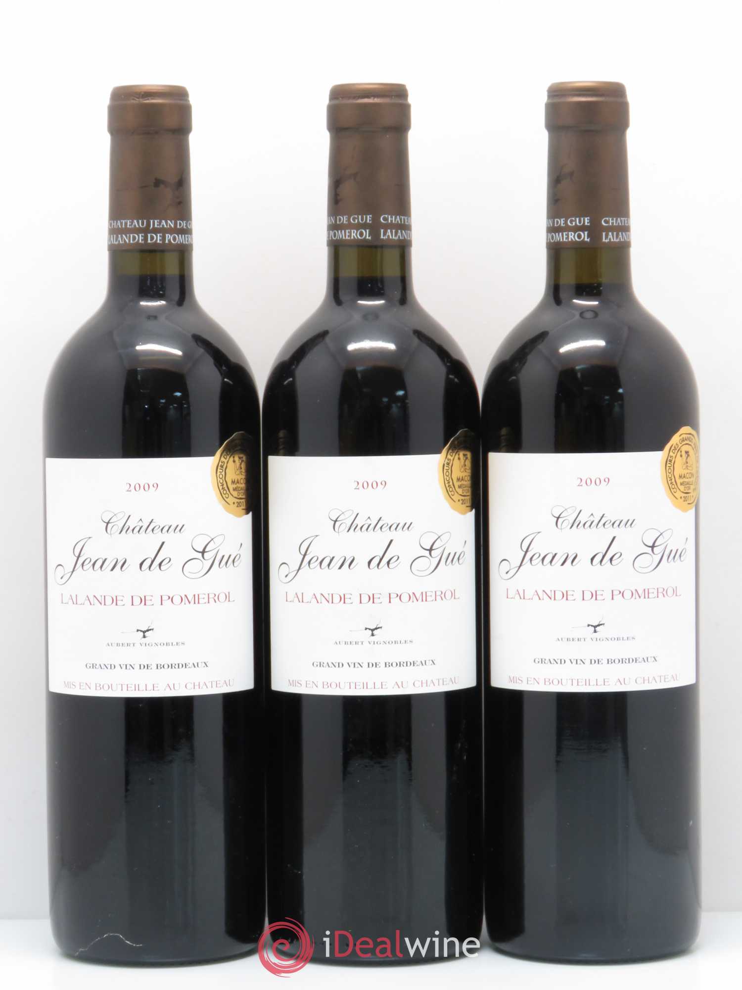 Bordeaux Jean de Gué Lalande de Pomerol 2009 - Posten von 6 Flaschen - 2
