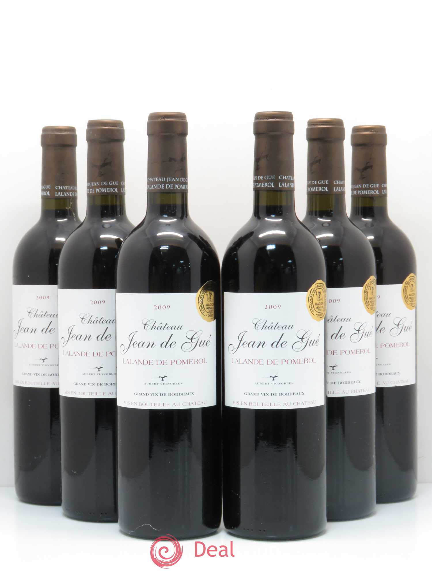 Bordeaux Jean de Gué Lalande de Pomerol 2009 - Posten von 6 Flaschen - 0