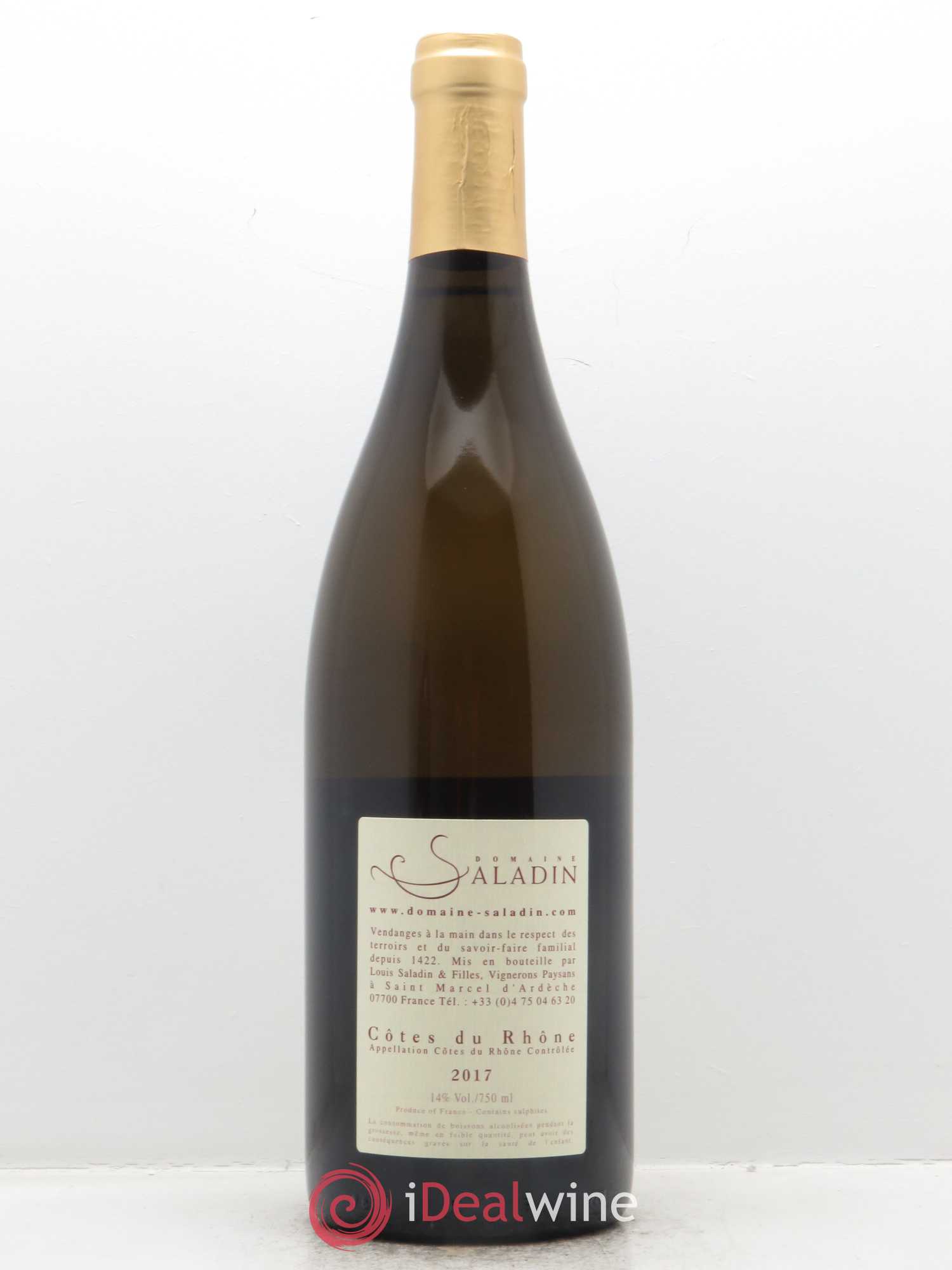 Côtes-du-Rhône Per El Domaine Saladin 2017 - Lot de 1 bouteille - 1