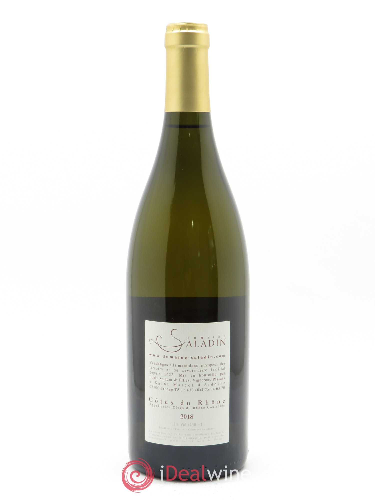 Côtes-du-Rhône Per El Domaine Saladin 2018 - Lot de 1 bouteille - 1