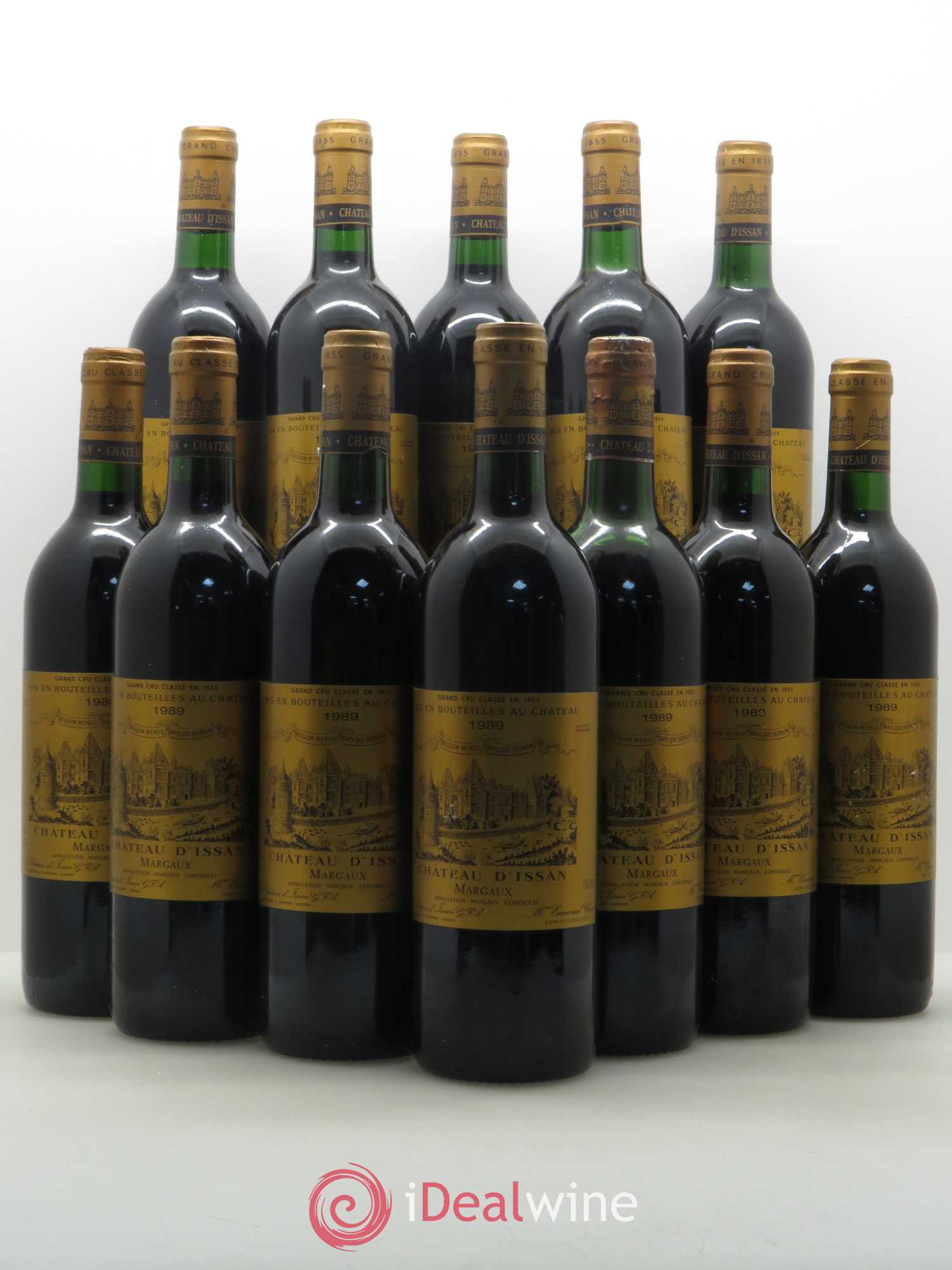 Château d'Issan 3ème Grand Cru Classé 1989 - Lot de 12 bouteilles - 0