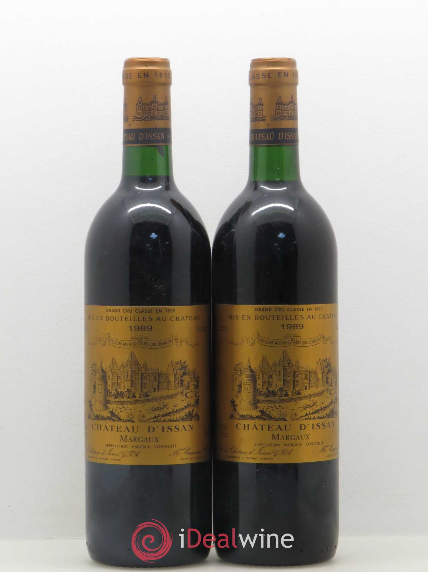 Château d'Issan 3ème Grand Cru Classé 1989 - Lot de 2 bouteilles - 0