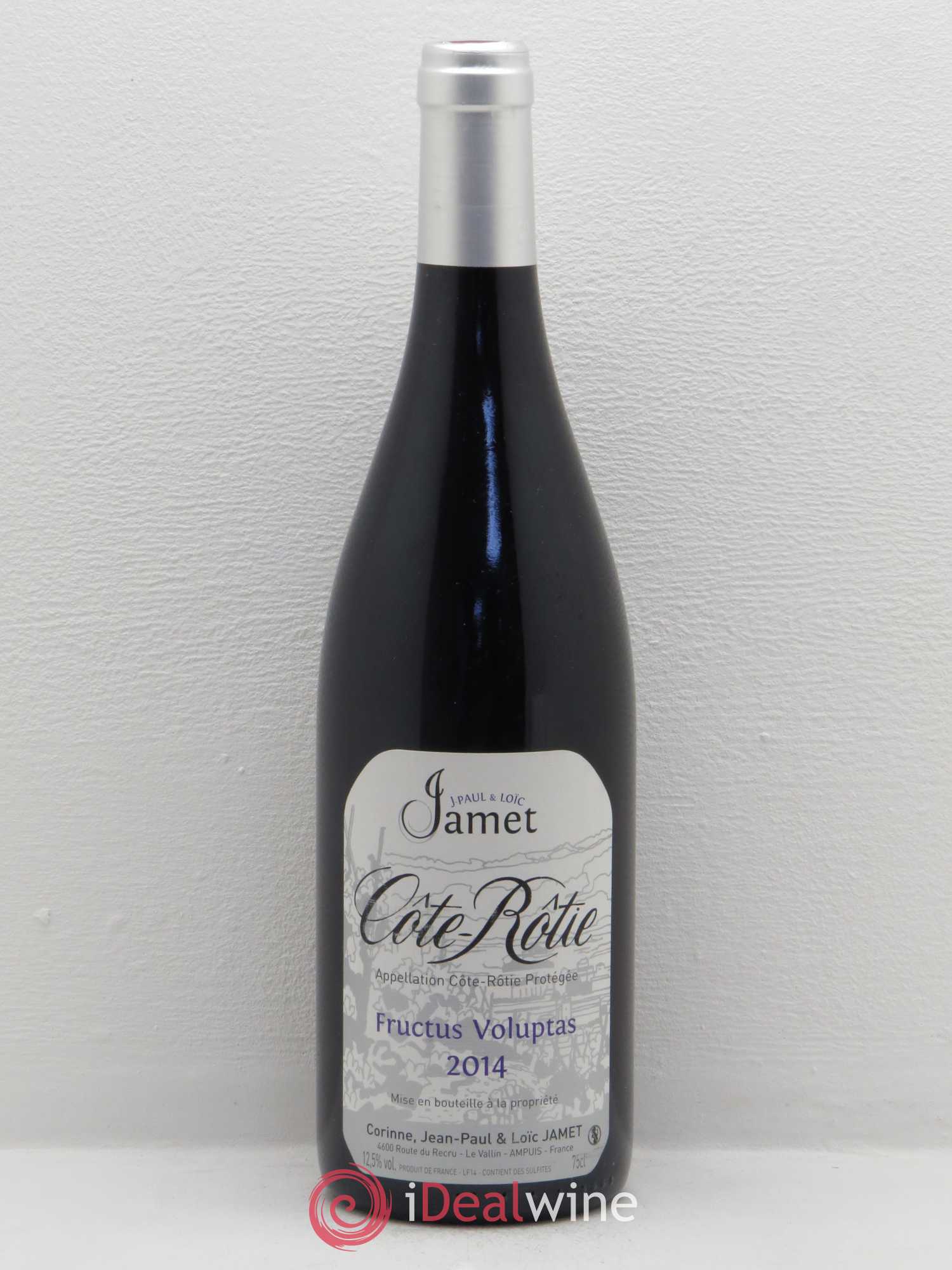 Côte-Rôtie Jamet (Domaine) Fructus Voluptas (sans prix de réserve) 2014 - Posten von 1 Flasche - 0