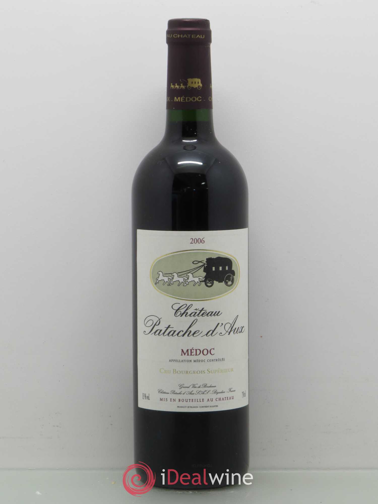 Château Patache d'Aux Cru Bourgeois 2006 - Lot de 1 bouteille - 0