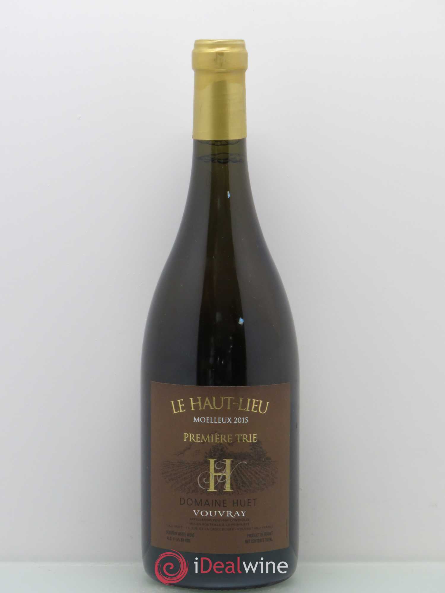 Vouvray Le Haut-Lieu Moelleux 1ère Trie Domaine Huet (senza prezzo di riserva) 2015 - Lotto di 1 bottiglia - 0