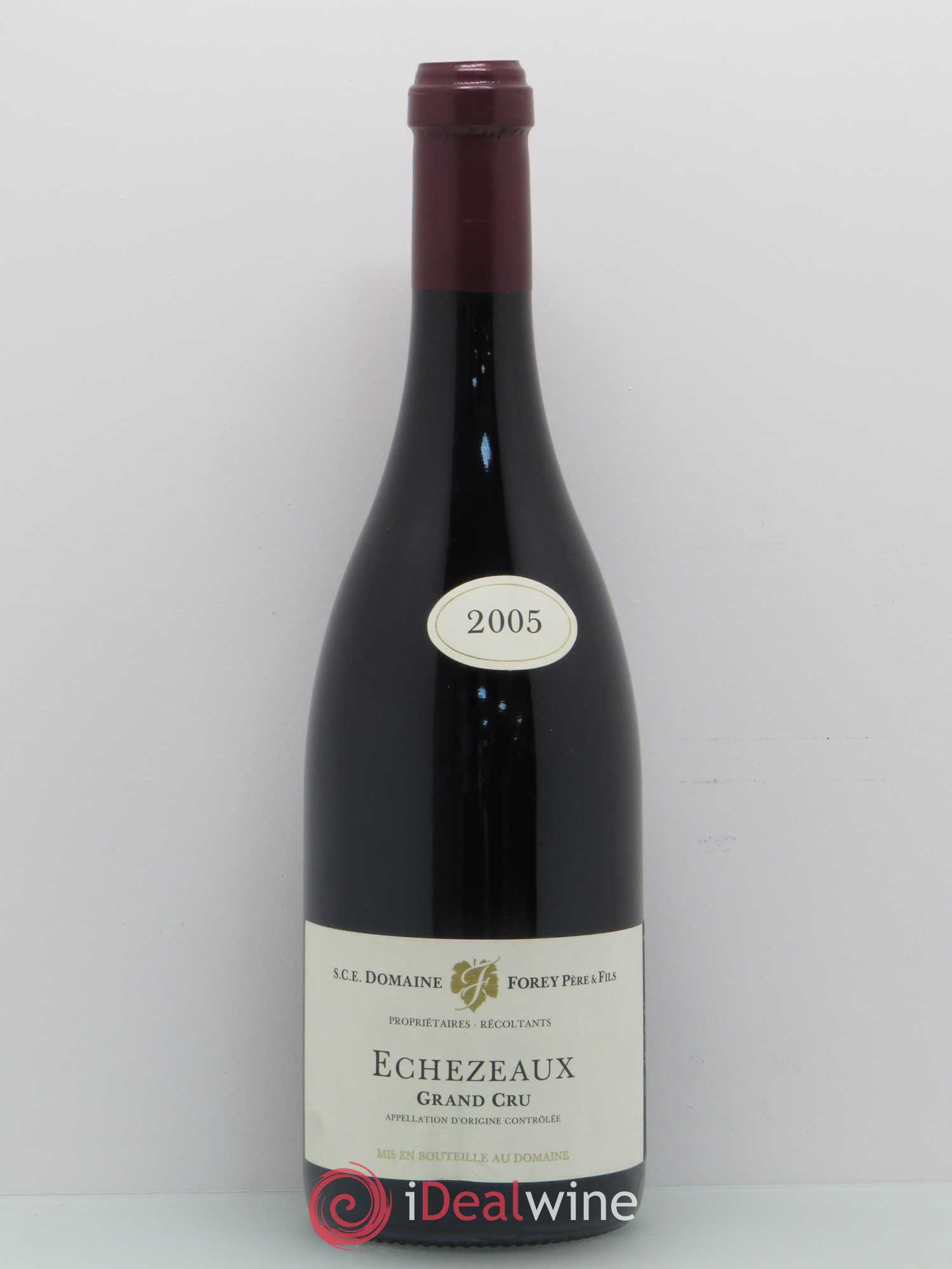 Echezeaux Grand Cru Forey (sans prix de réserve) 2005 - Posten von 1 Flasche - 0