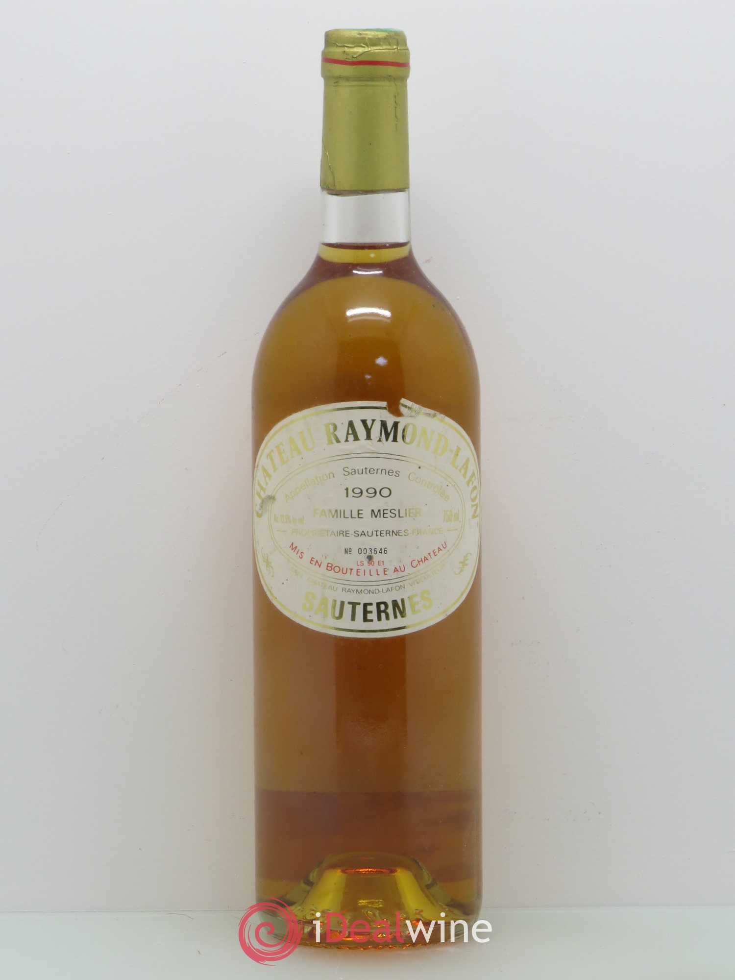Château Raymond Lafon (senza prezzo di riserva) 1990 - Lotto di 1 bottiglia - 0