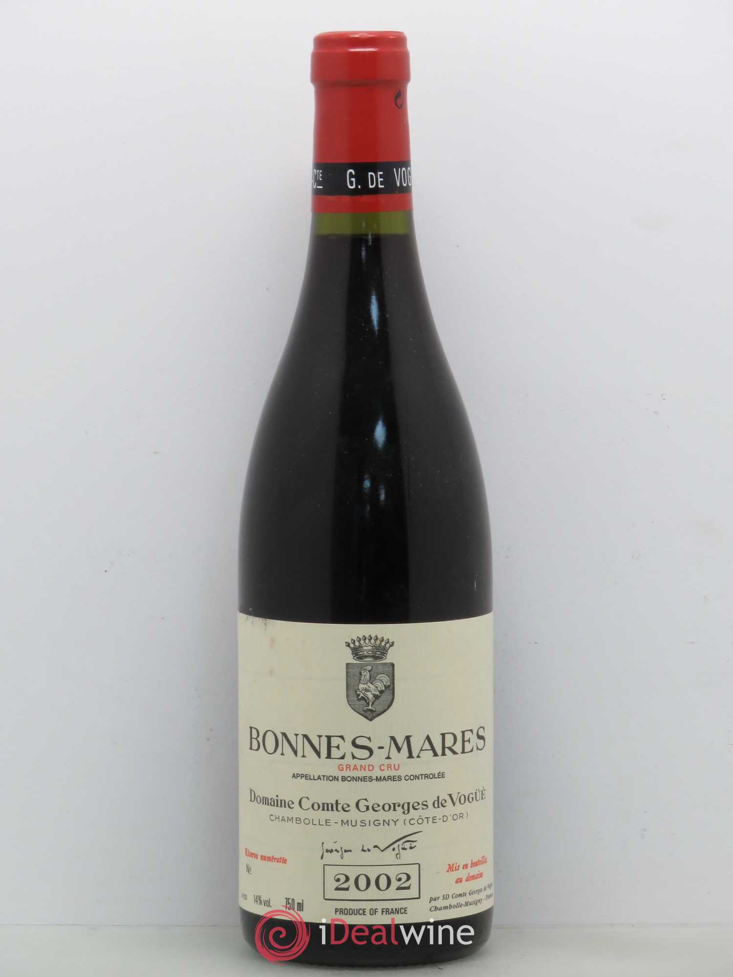 Bonnes-Mares Grand Cru Comte Georges de Vogüé (sans prix de réserve) 2002 - Lot de 1 bouteille - 0