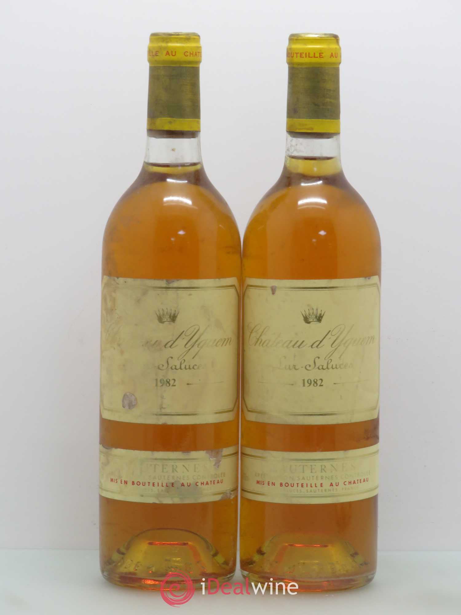 Château d' Yquem 1er Cru Classé Supérieur 1982 - Lotto di 2 bottiglie - 0